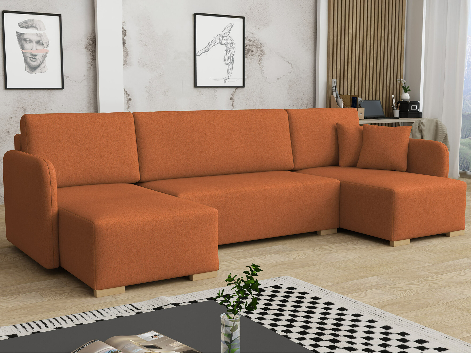 Ugaona sofa Columbus 246 (Velo 627)
