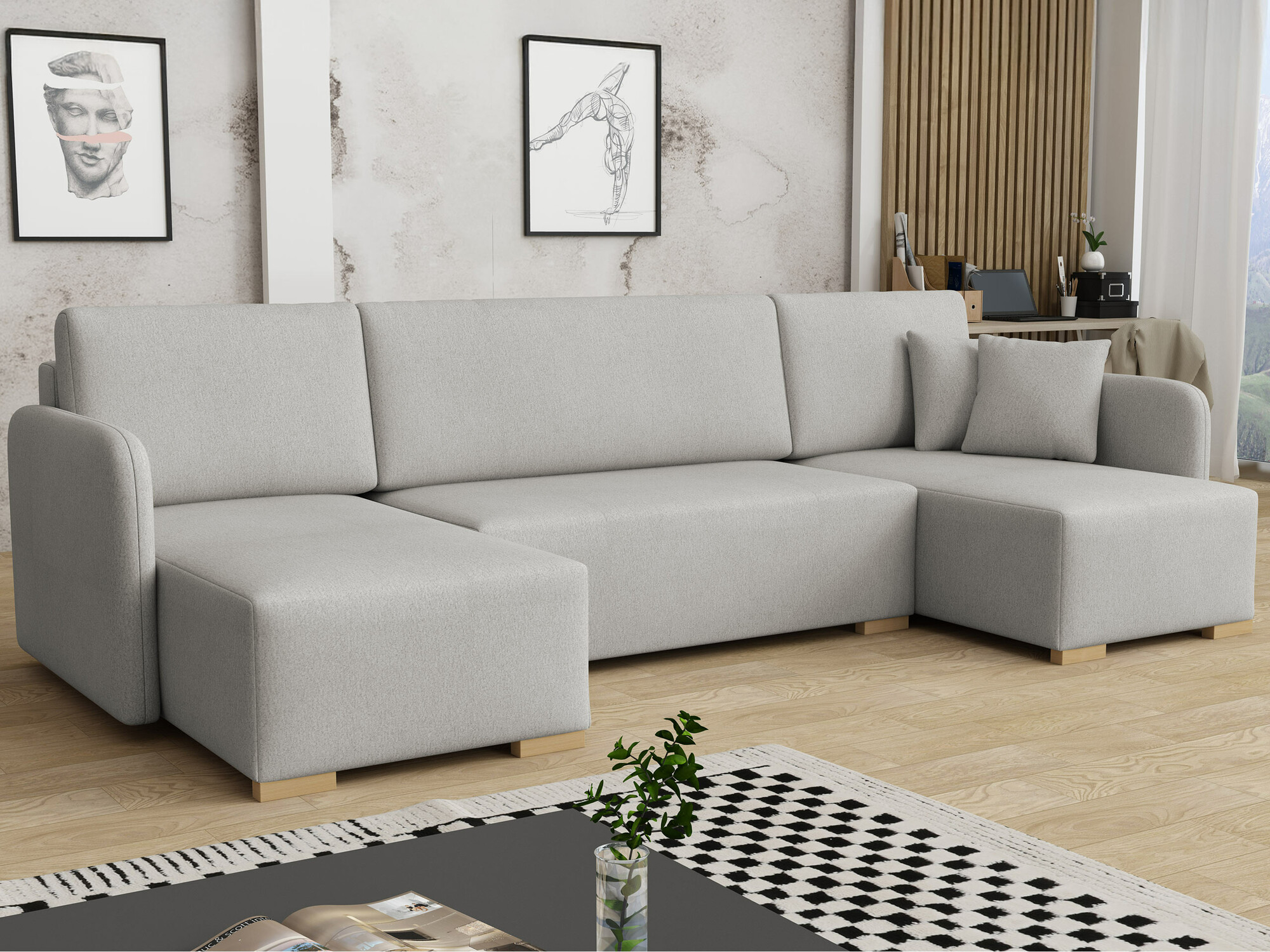 Ugaona sofa Columbus 246 (Velo 633)