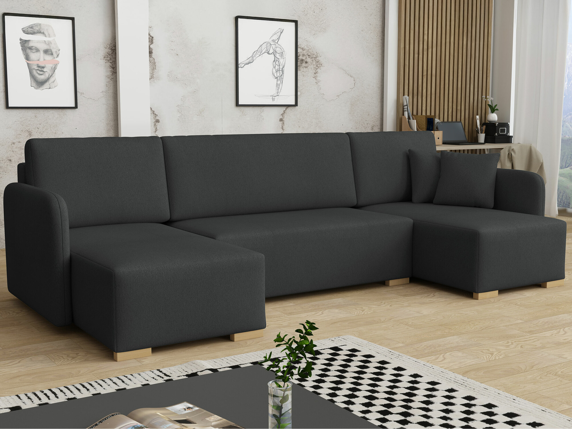 Ugaona sofa Columbus 246 (Velo 636)