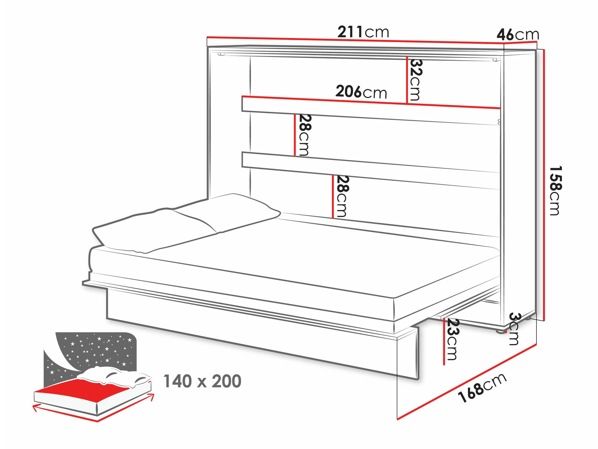 Set nameštaja Concept Pro Lenart Levfere 143