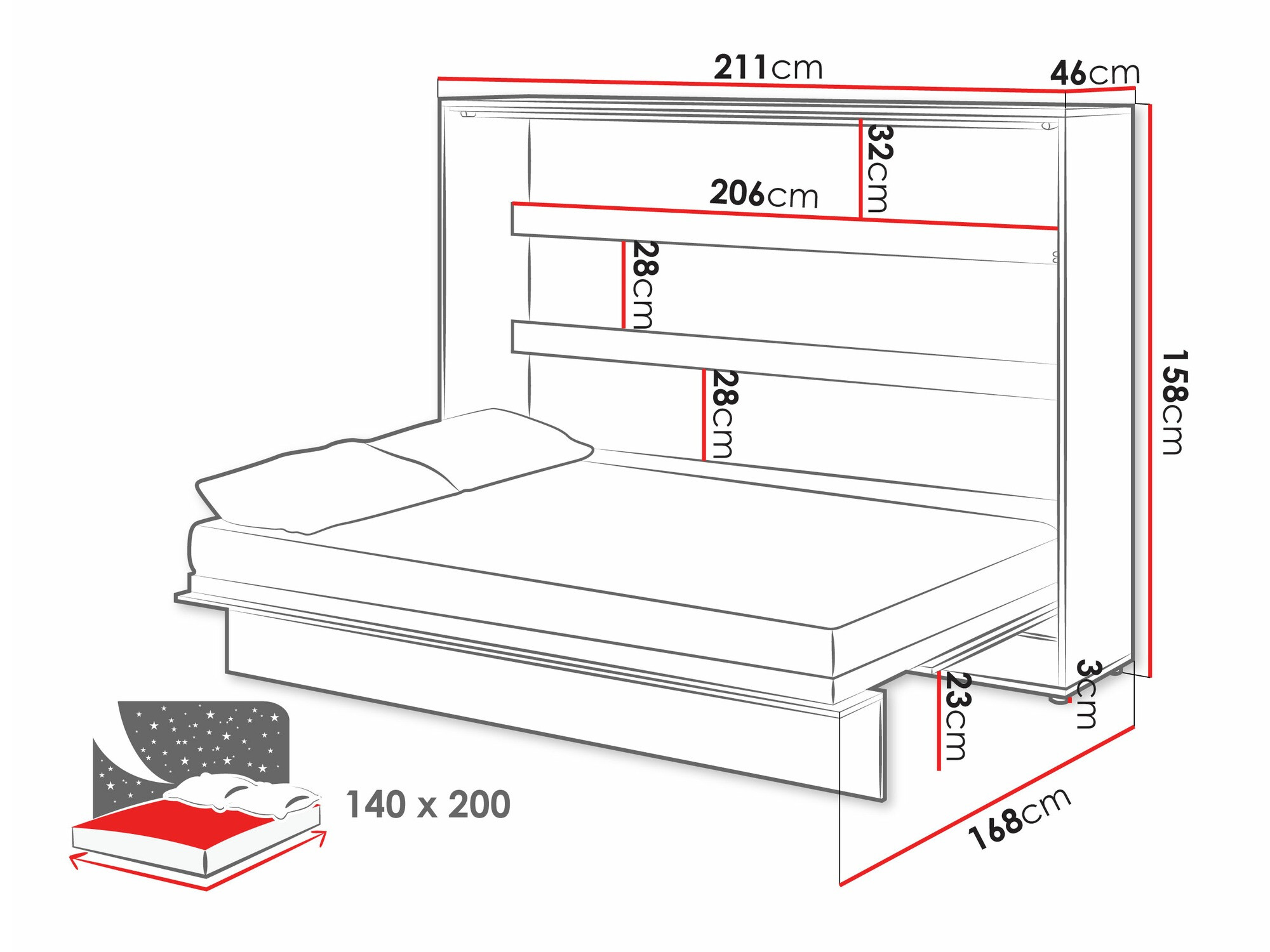Set nameštaja Concept Pro Lenart Levfere 143