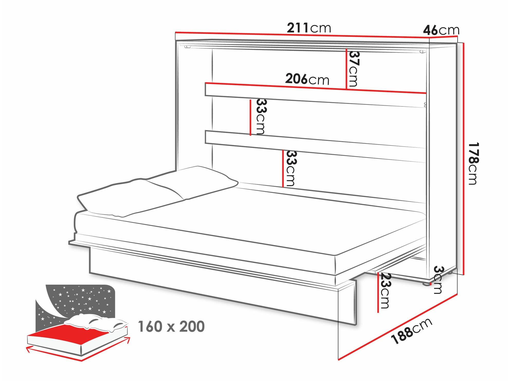 Set nameštaja Concept Pro Lenart Levfere 143