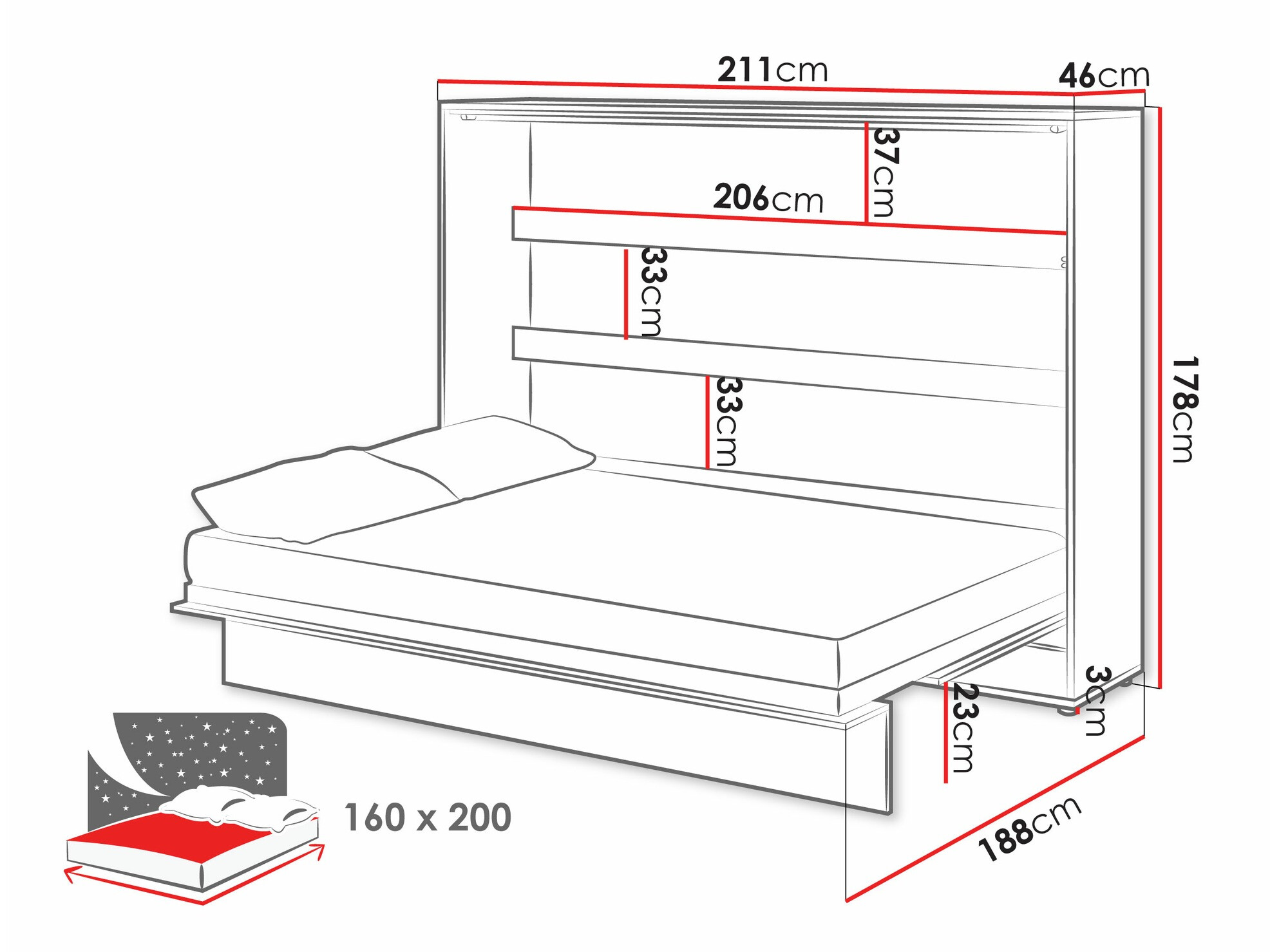 Set nameštaja Concept Pro Lenart Levfere 143