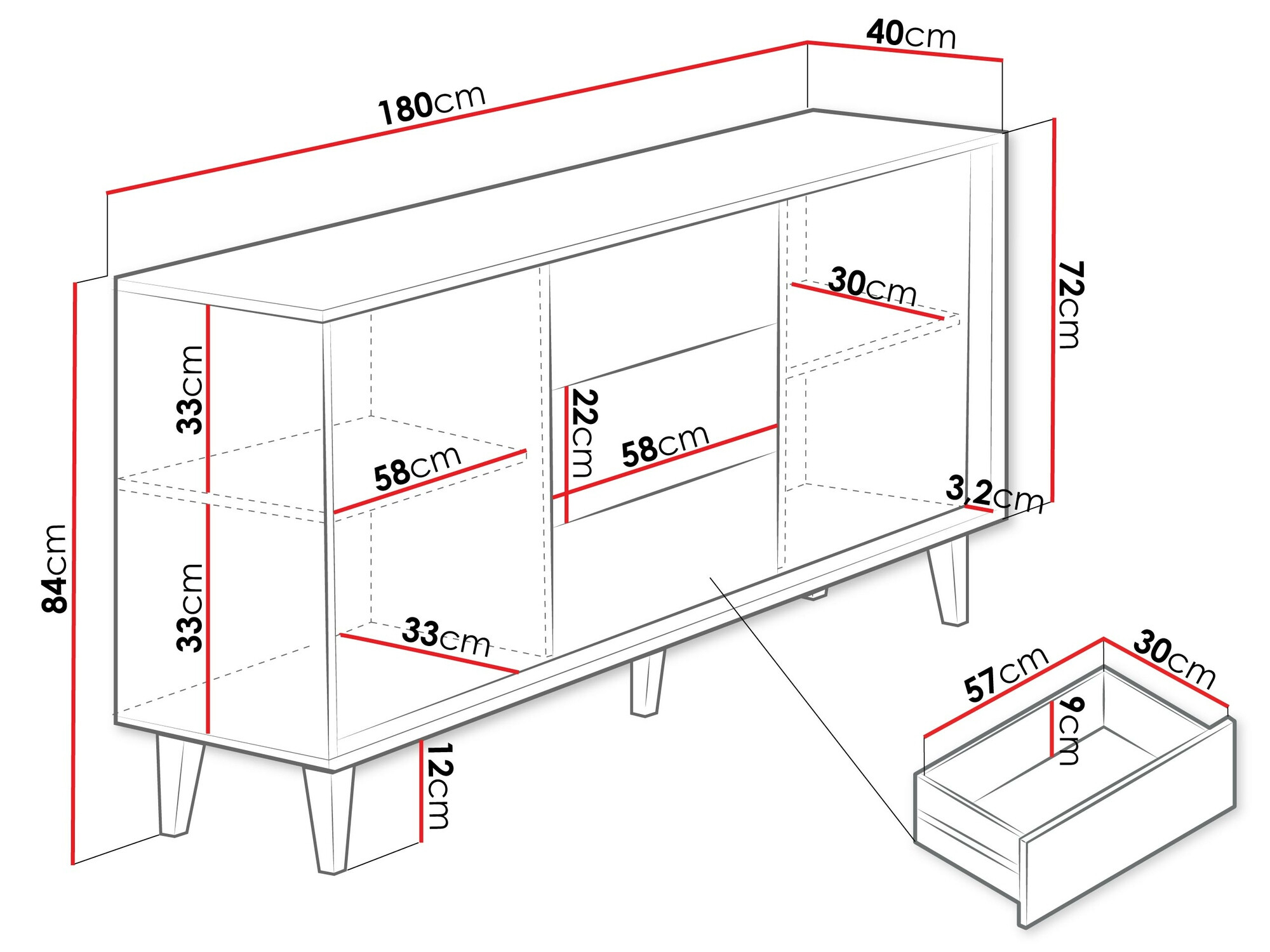 Komoda Comfivo Romtori 101