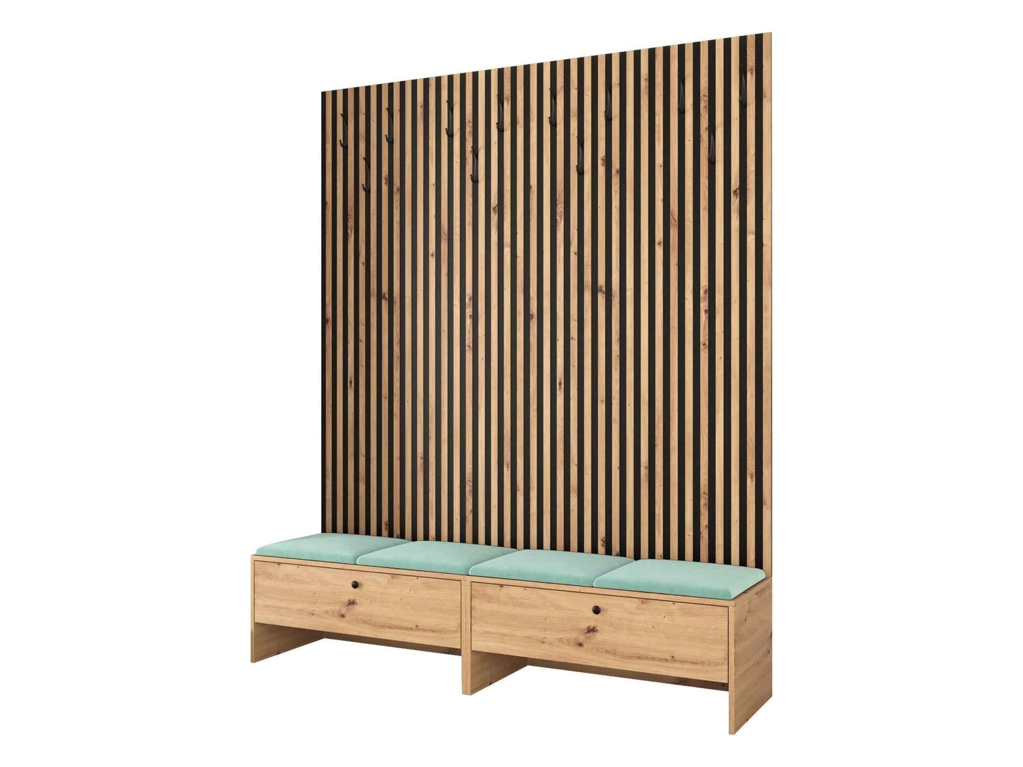 Set za hodnik Donio V (Artisan hrast + Manila 11)