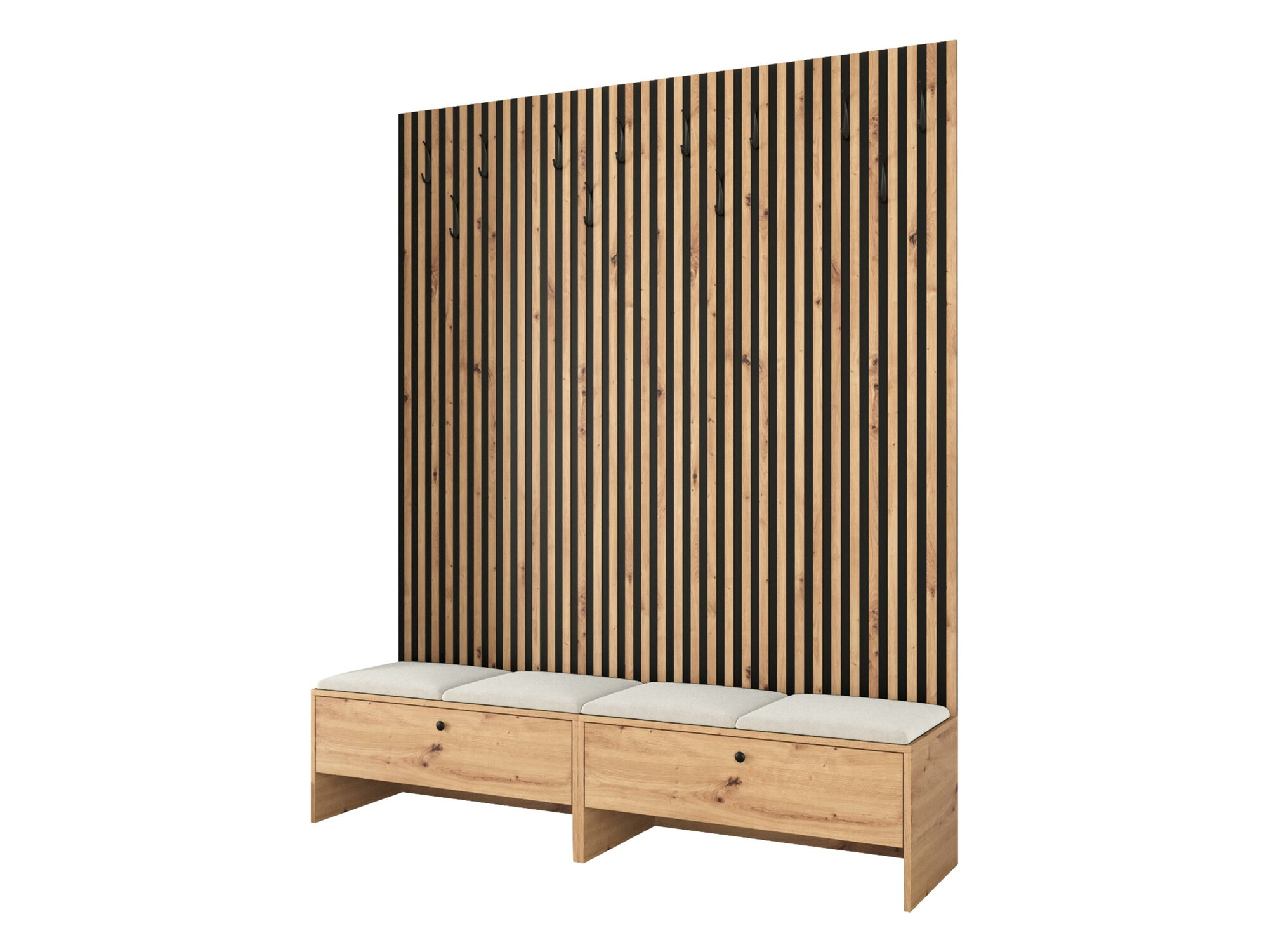 Set za hodnik Hartford 485 (Artisan hrast + Manila 02)