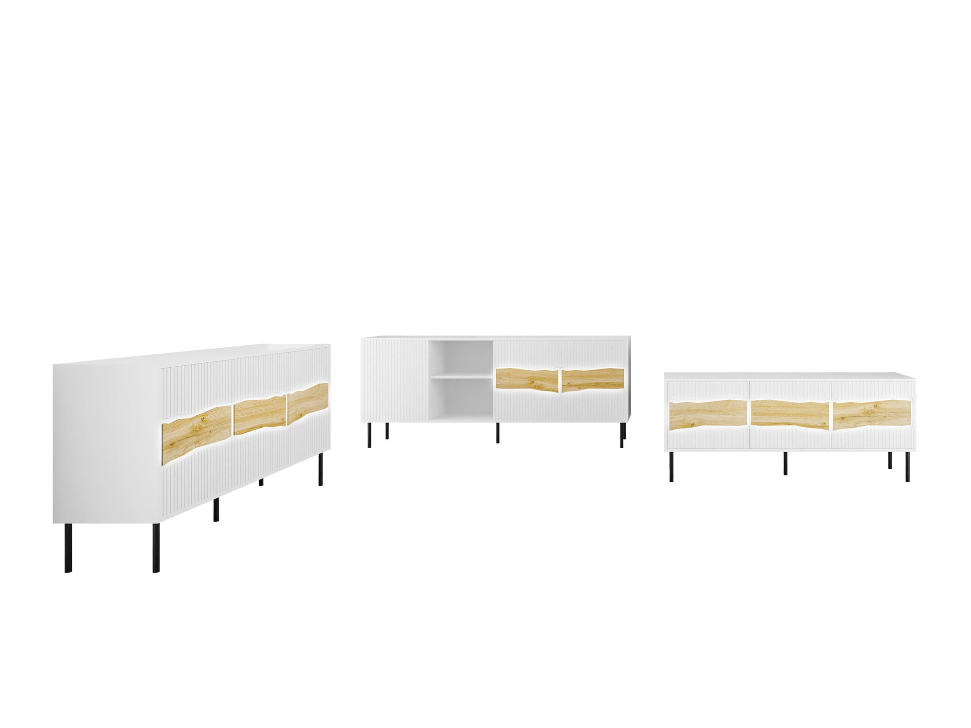 Set za dnevnu sobu Monevare 105 (Вотан храст + Kašmir)