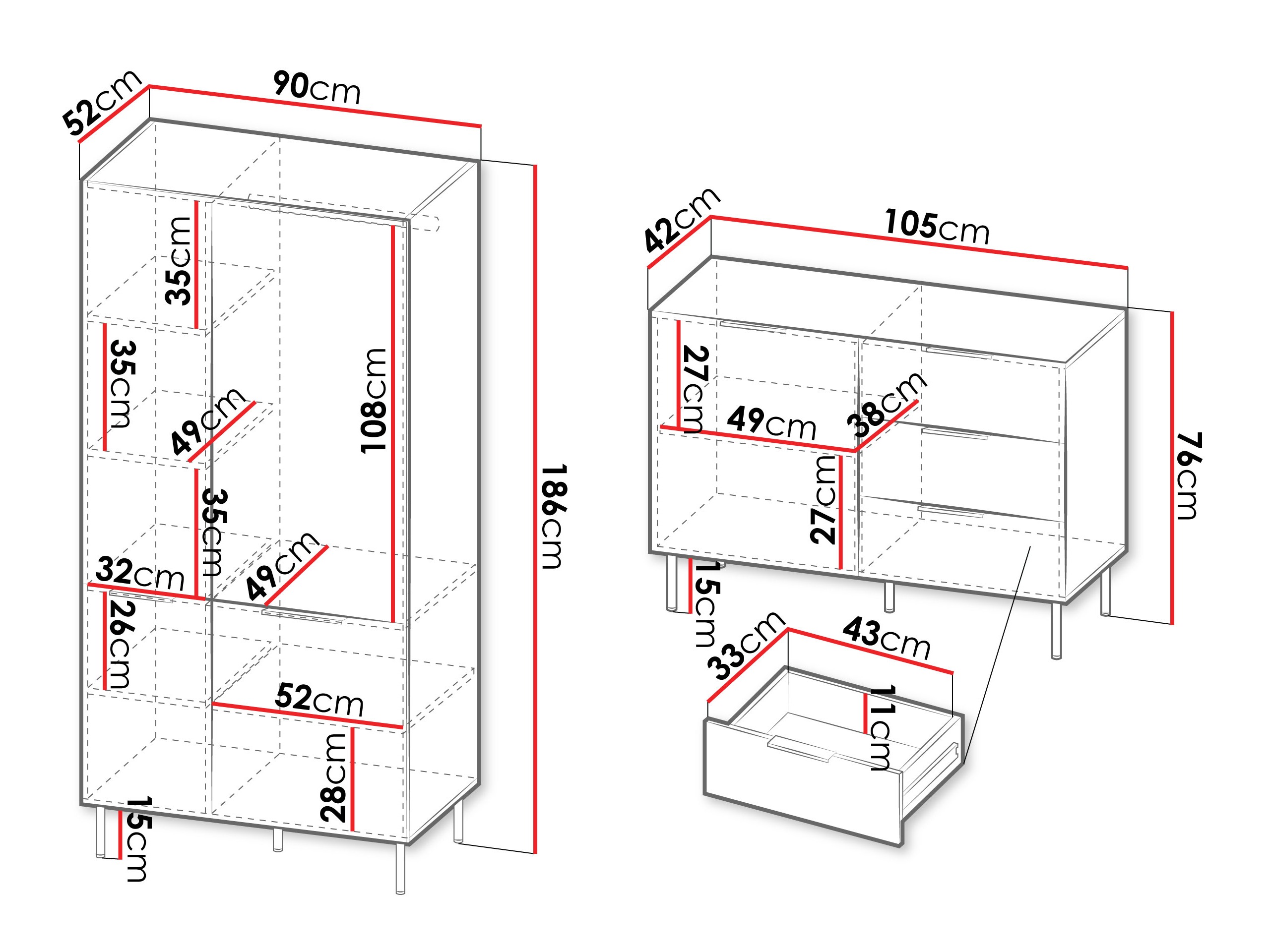 Set za dnevnu sobu Mardalu 108