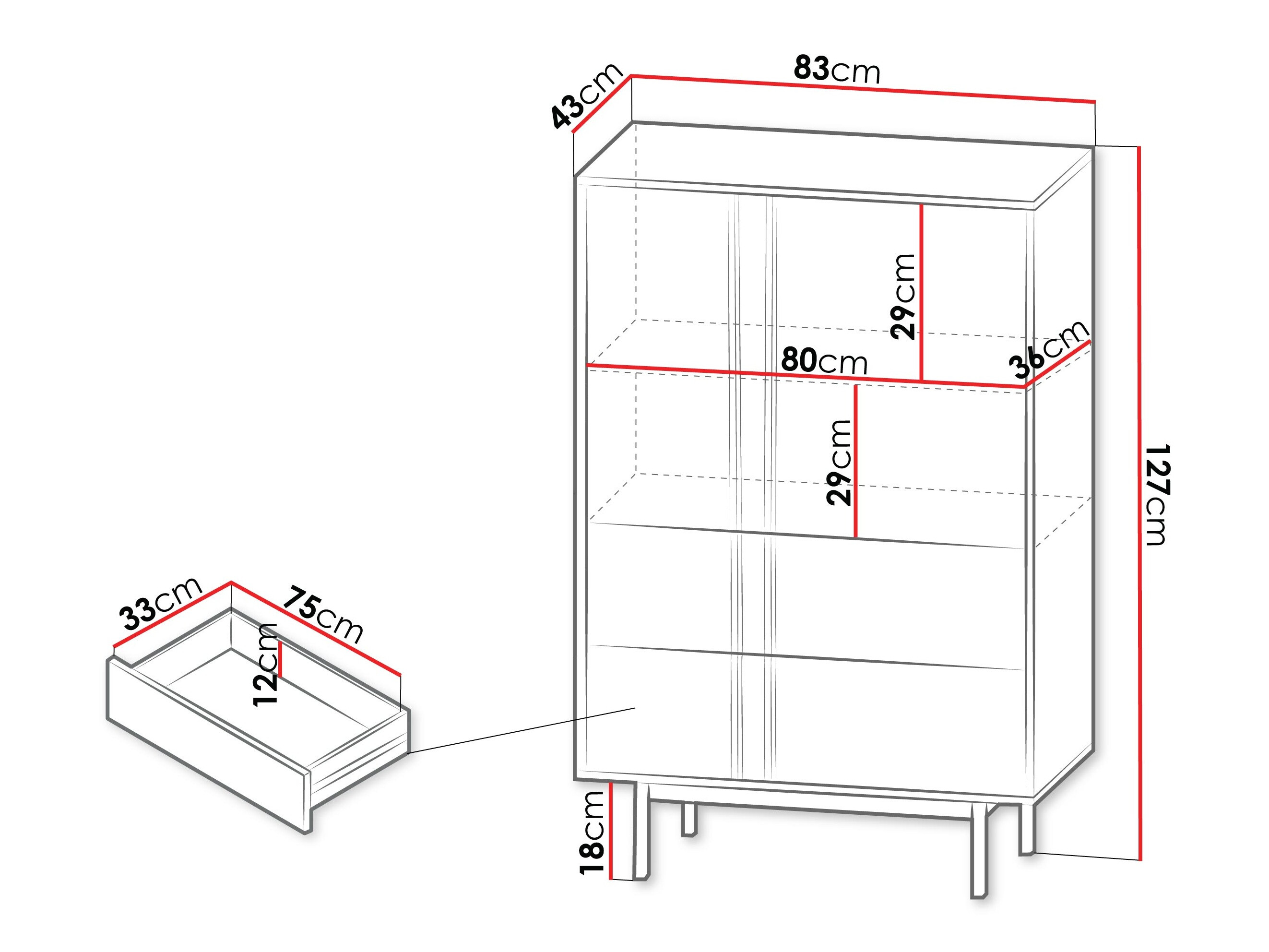 Komoda Levali 104 (Hrast)