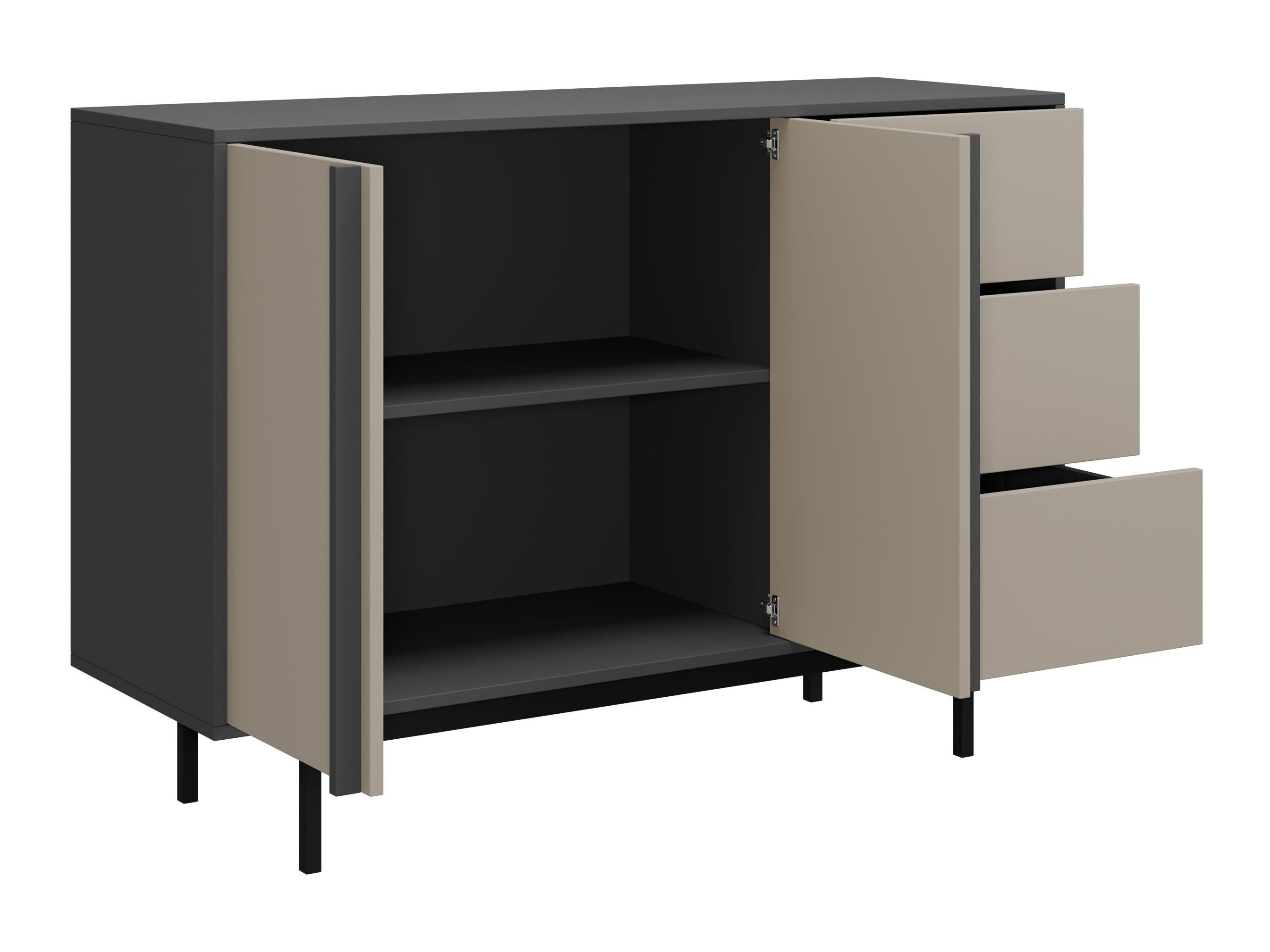 Komoda Levali 106 (Prašnjavo zelena)