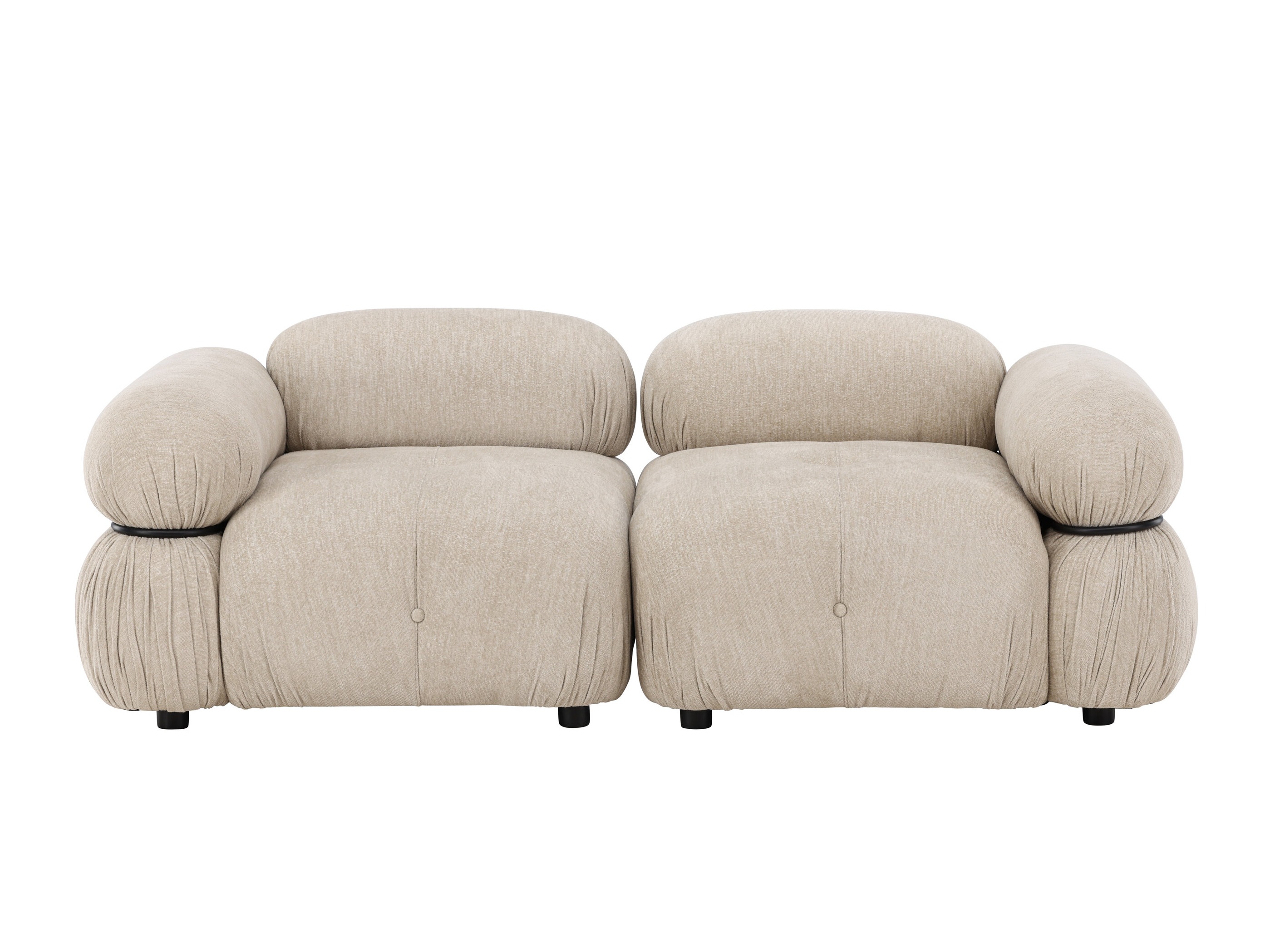 Modularna sofa Evardale 103 (Bež + Crno)