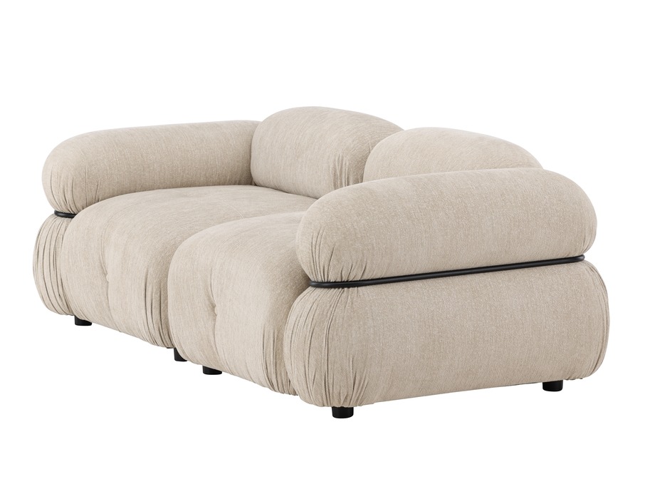 Modularna sofa Evardale 103 (Bež + Crno)