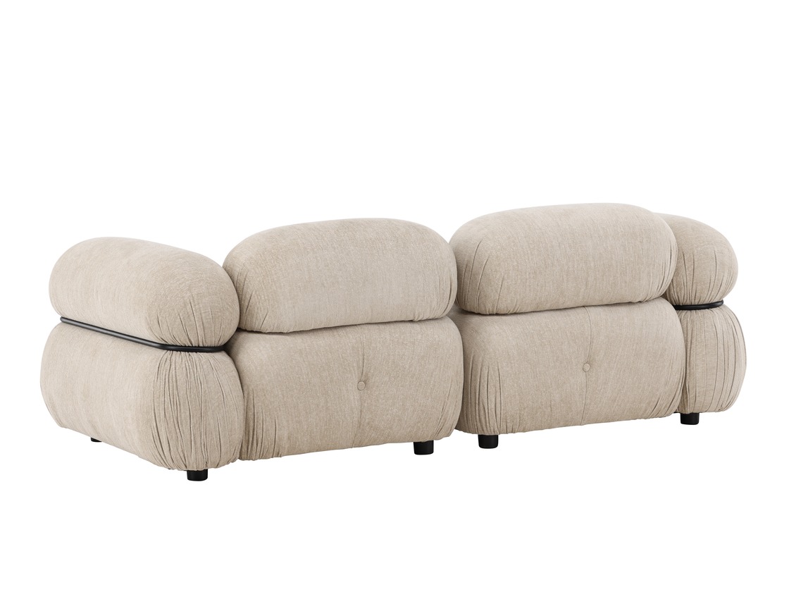 Modularna sofa Evardale 103 (Bež + Crno)