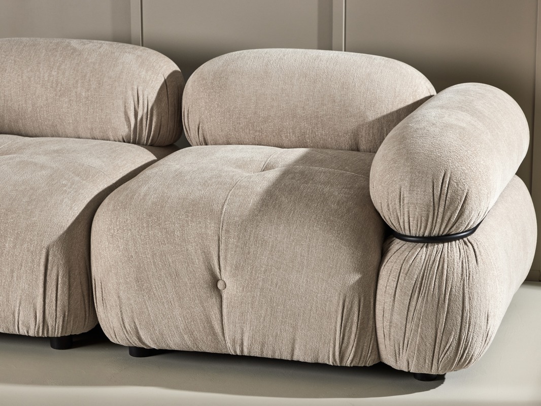 Modularna sofa Evardale 103 (Bež + Crno)