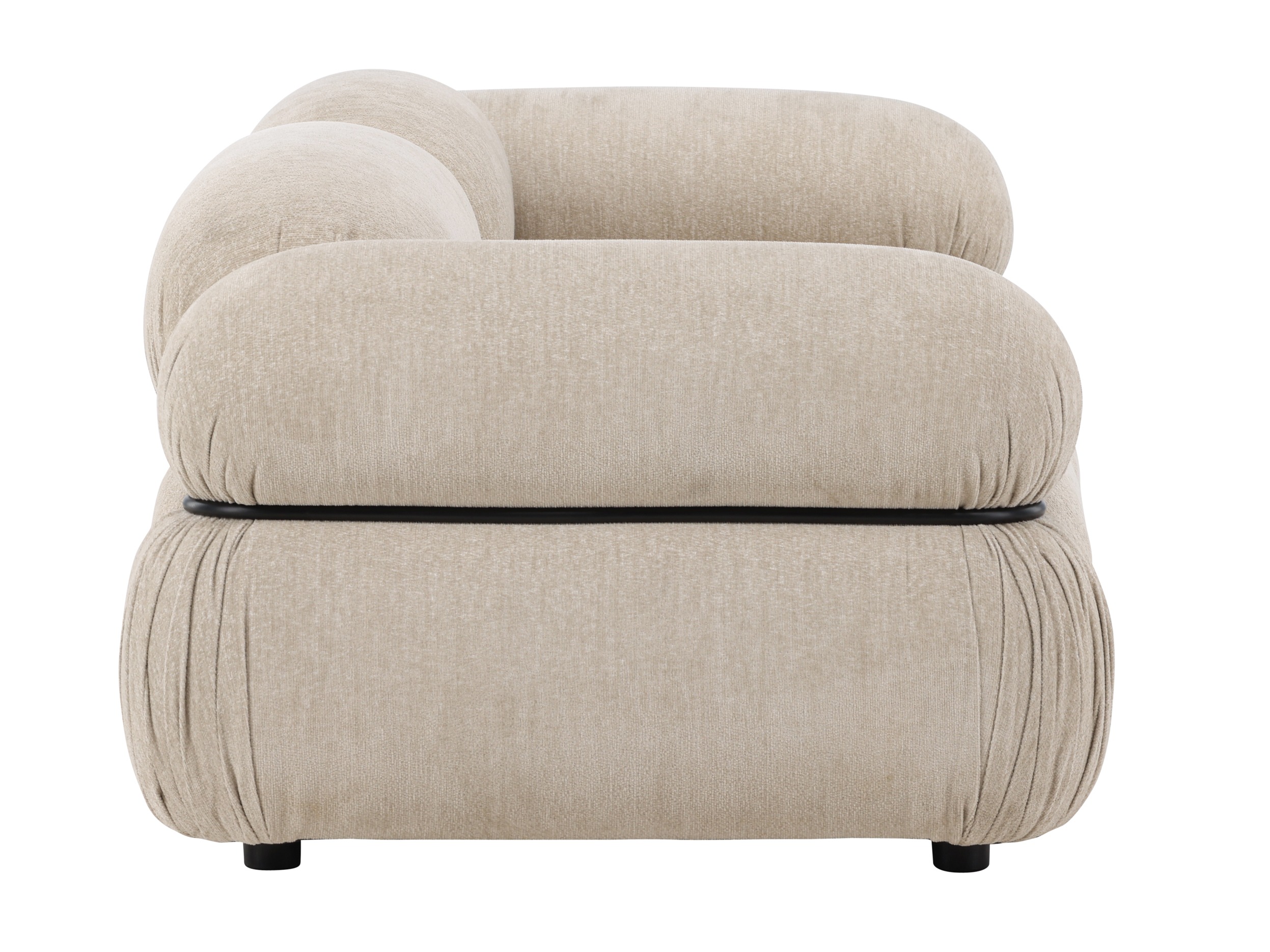 Modularna sofa Evardale 103 (Bež + Crno)
