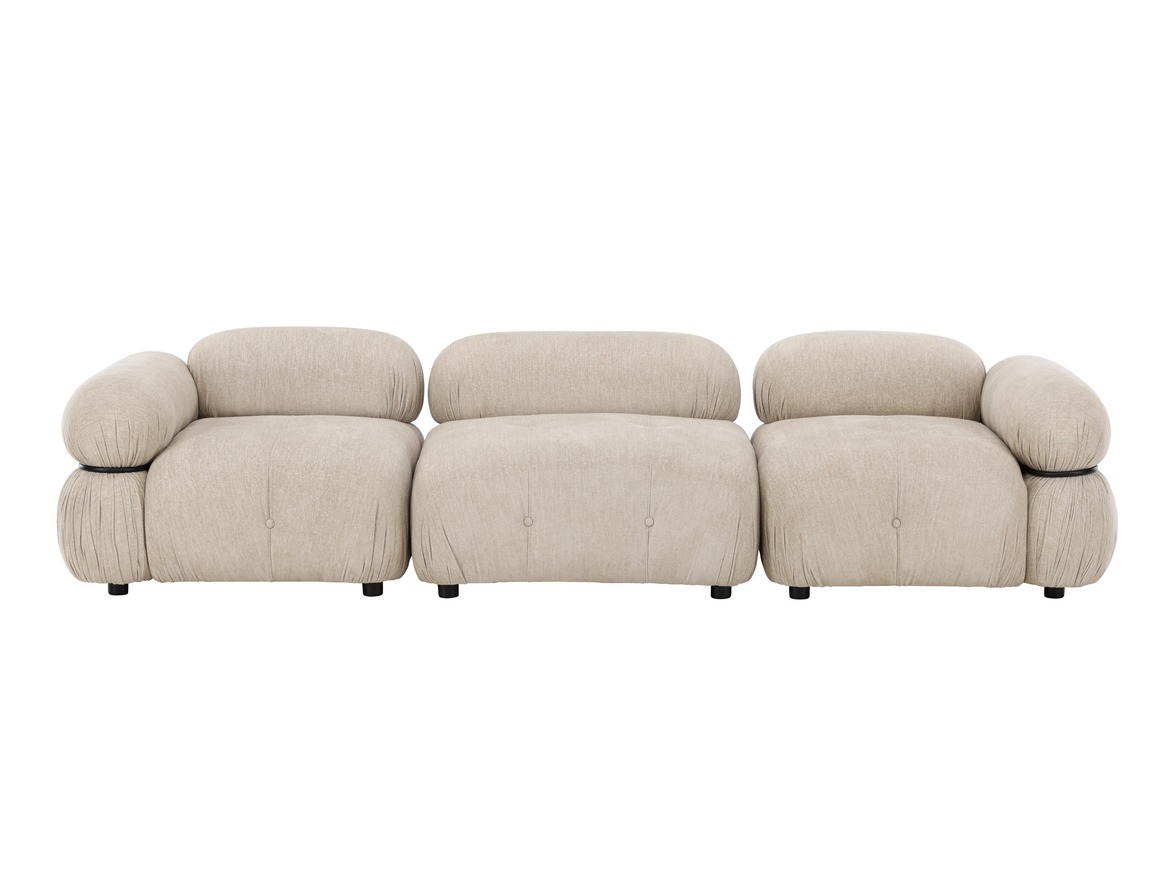 Modularna sofa Evardale 104 (Bež + Crno)