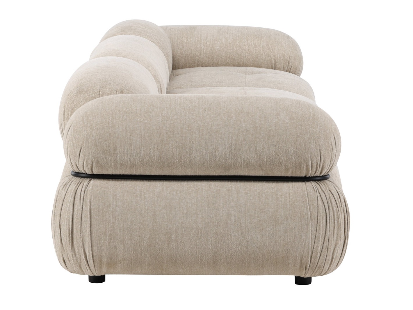Modularna sofa Evardale 104 (Bež + Crno)