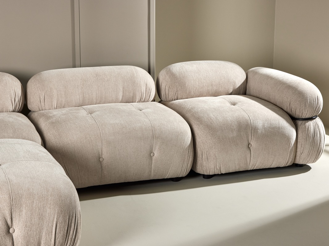 Modularna sofa Evardale 104 (Bež + Crno)