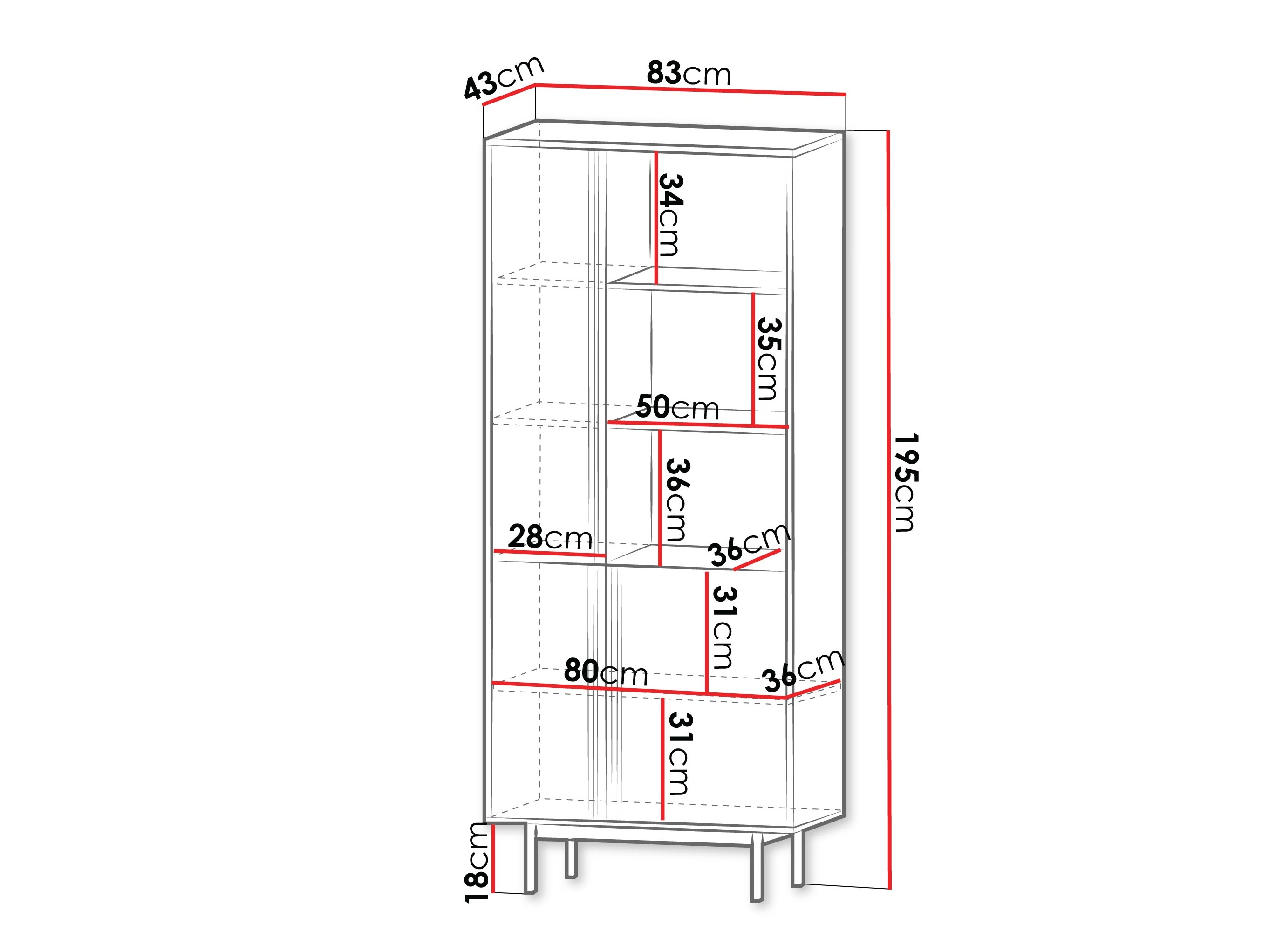 Polica Levali 101 (Bež)