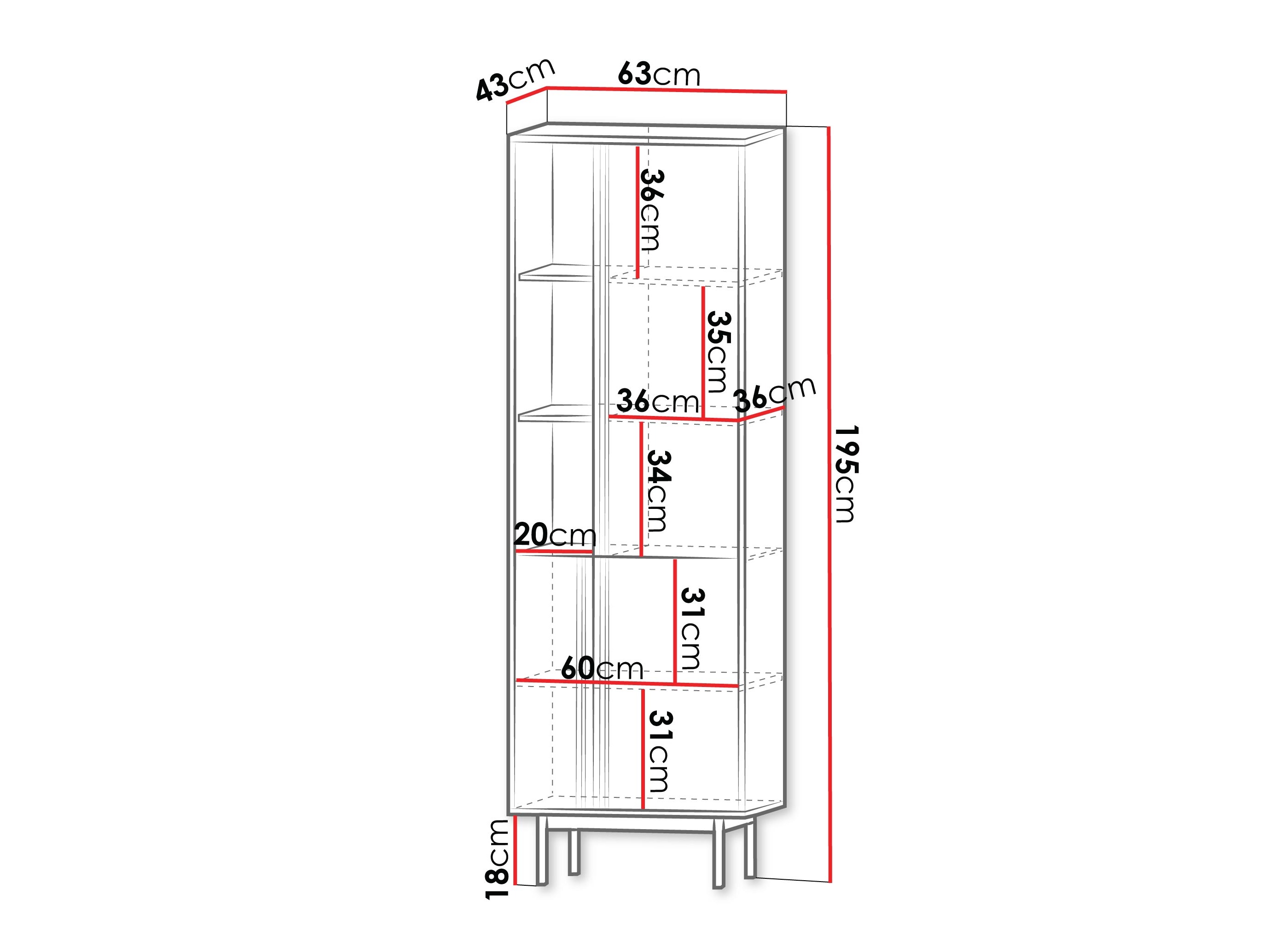 Polica Levali 102 (Bež)
