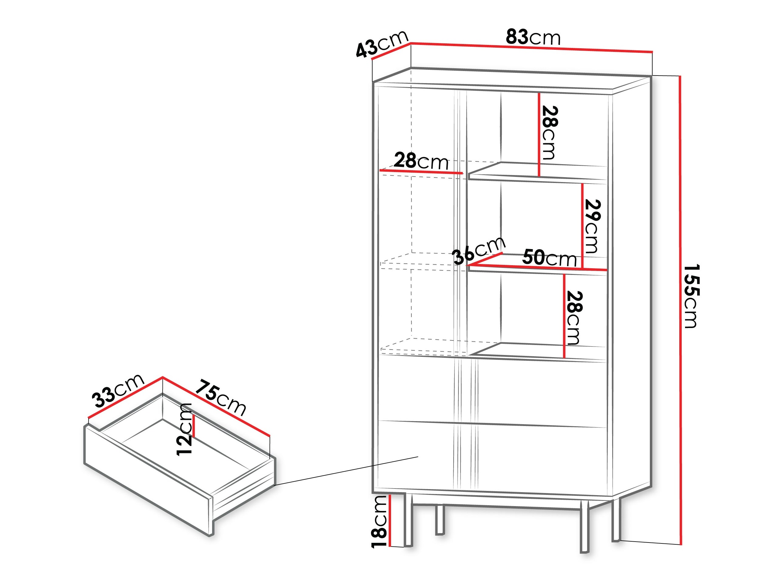 Polica Levali 103 (Hrast)