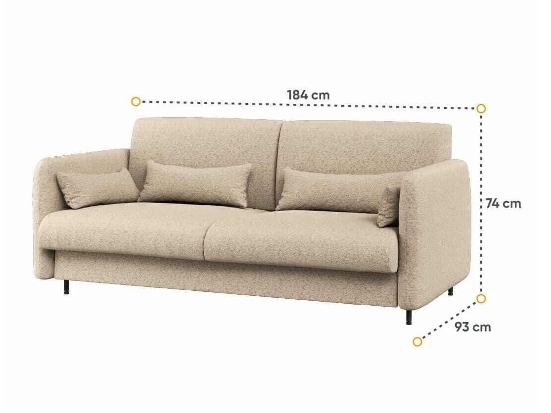 Set nameštaja Concept Pro Lenart Levfere 139 (Zanatski hrast + Bež)