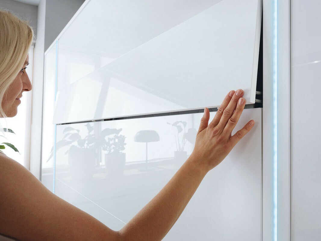 Zidni krevet Concept Pro Lenart Levfere 115 (Belo)