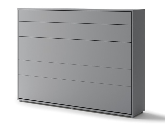 Zidni krevet Concept Pro Lenart Levfere 115 (Sivo)