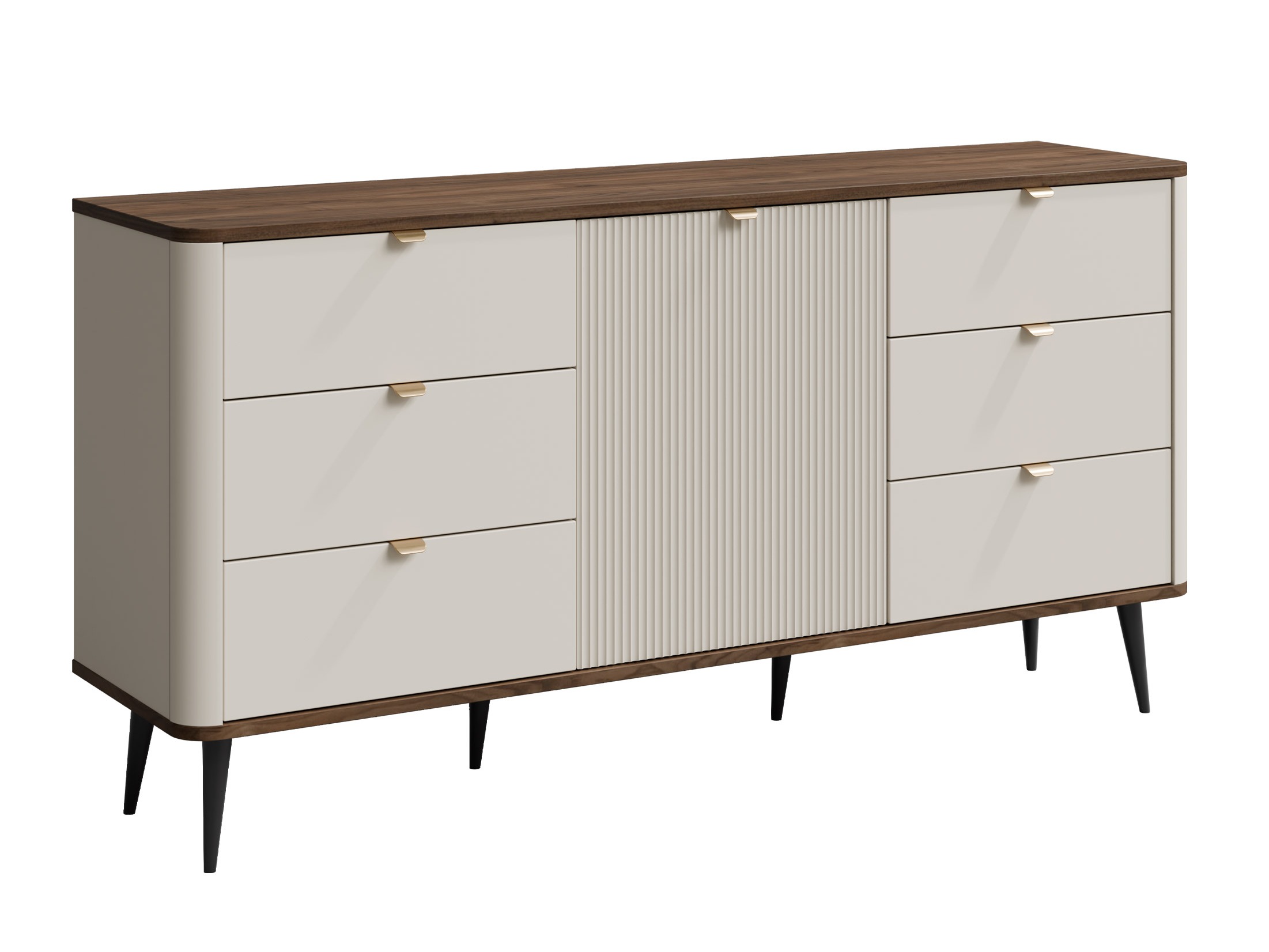 Komoda Lufela 107 (Kašmir + Orah)