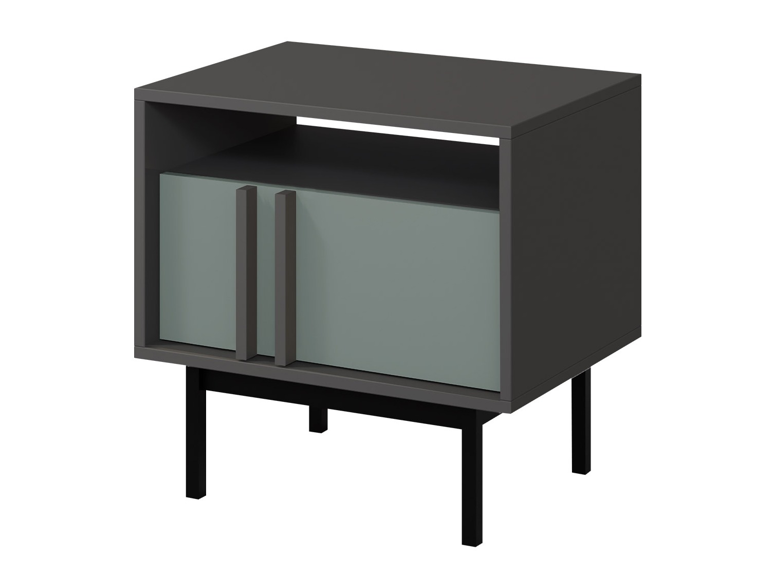 Noćni ormarić Levali 112 (Прашњаво зелена)