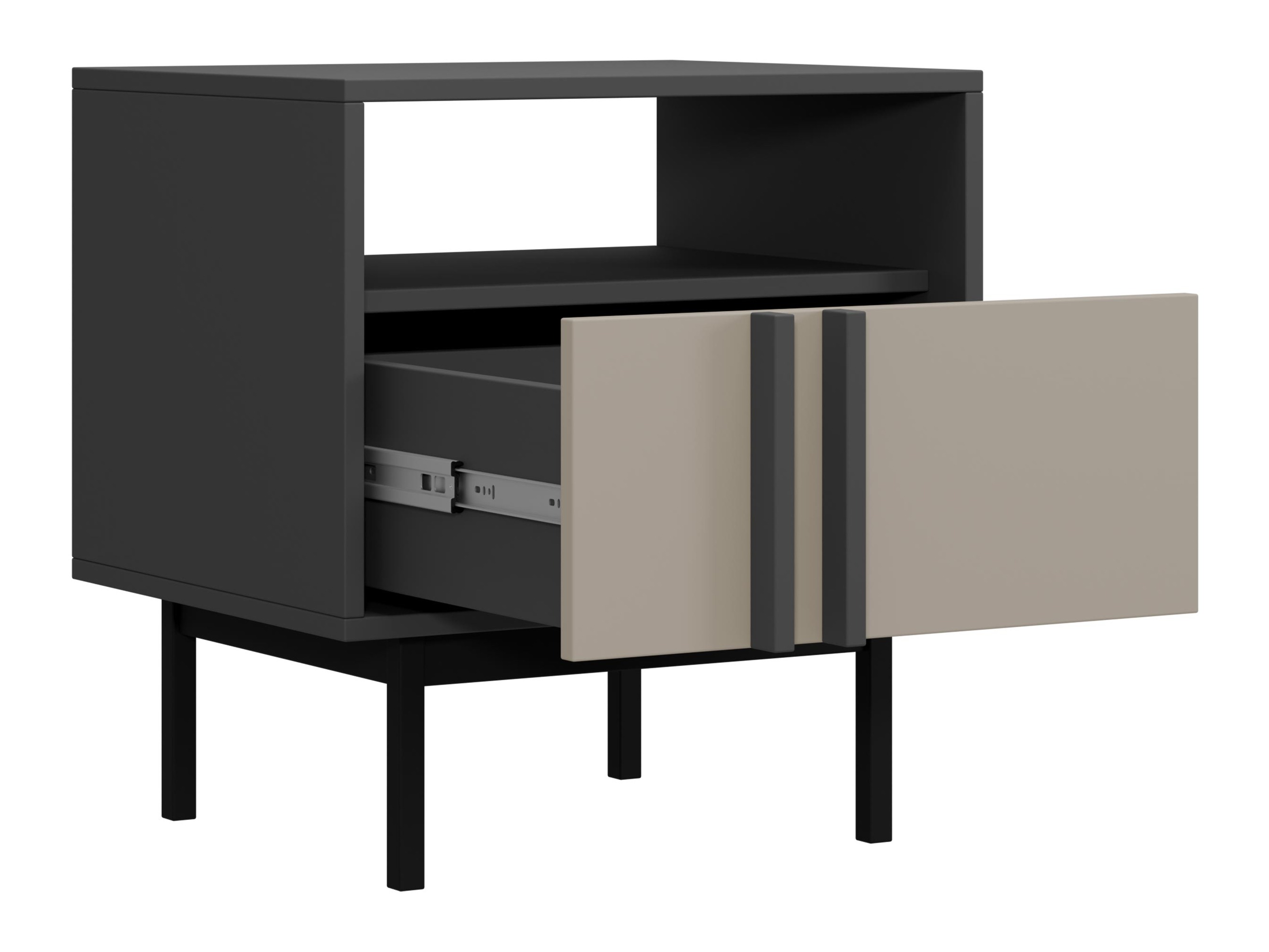 Noćni ormarić Levali 112 (Прашњаво зелена)