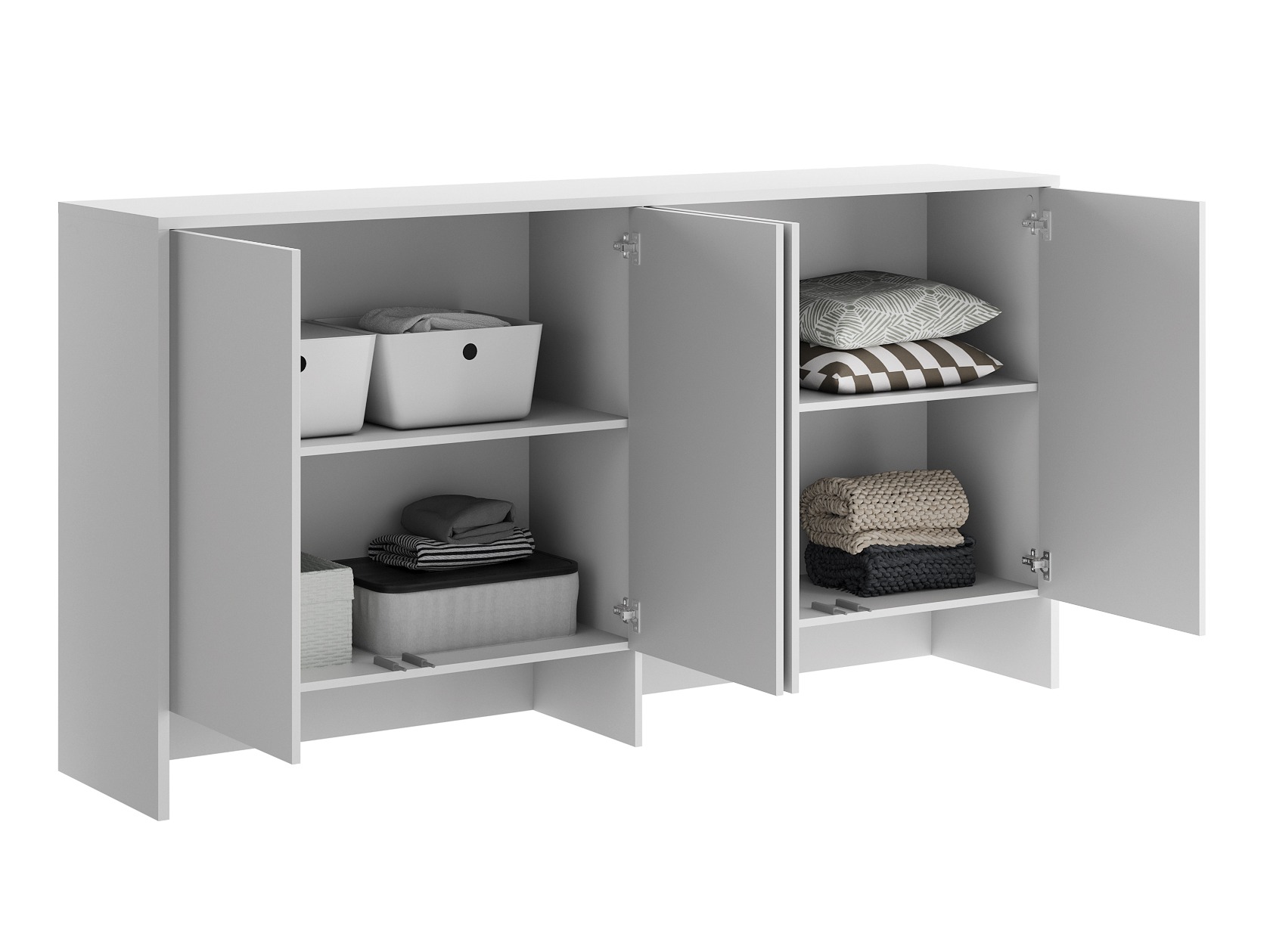 Ormarić Concept Pro Lenart Levfere 120 (Belo)