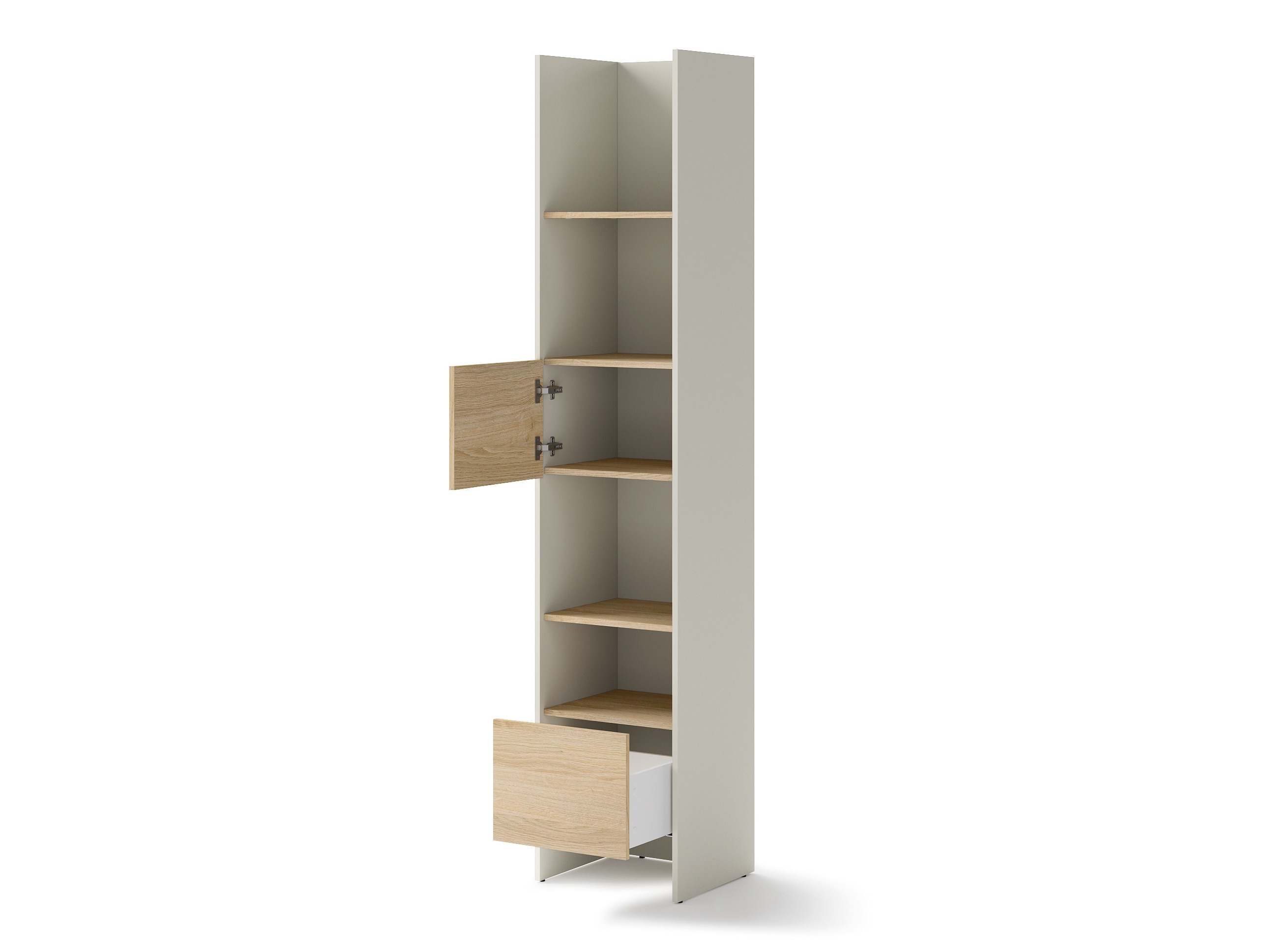 Polica Concept Pro Lenart Levfere 147 (Kašmir + Hrast)