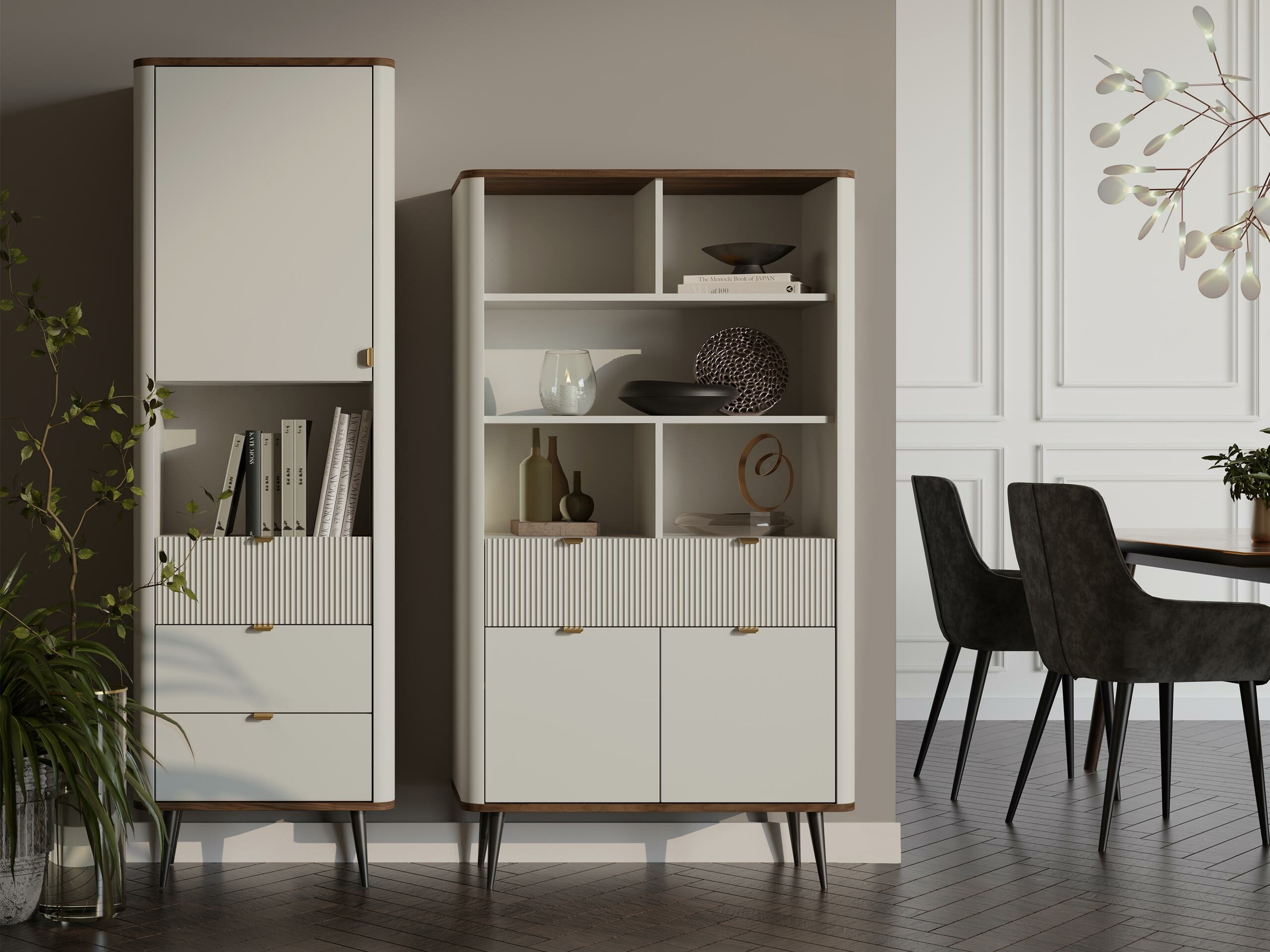 Polica Lufela 108 (Kašmir + Orah)