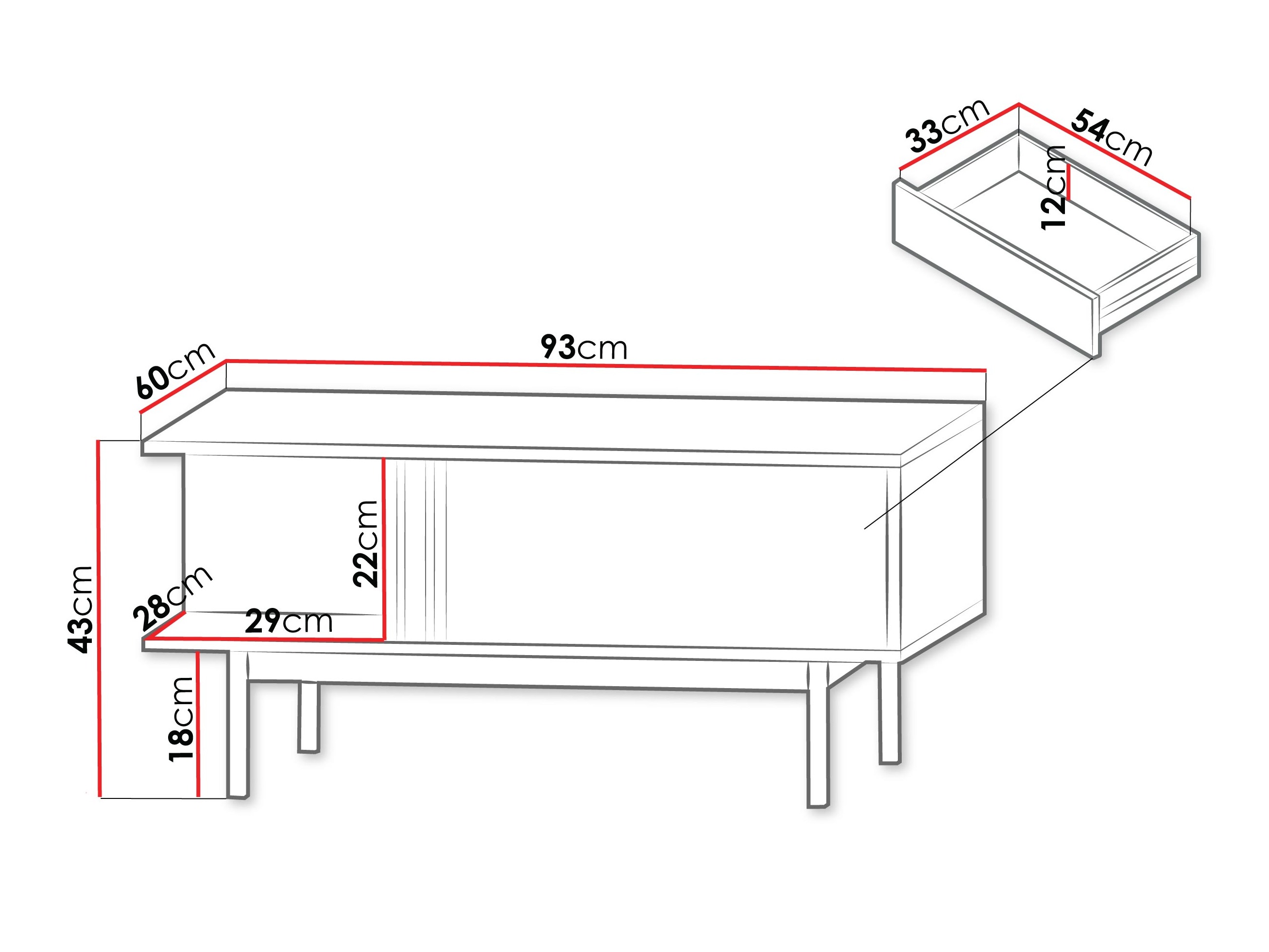 Stočić za kafu Levali 111 (Hrast)
