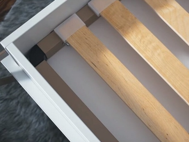 Zidni krevet Concept Pro Lenart Levfere 108 (Belo)