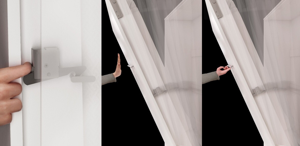 Zidni krevet Concept Pro Lenart Levfere 108 (Belo)