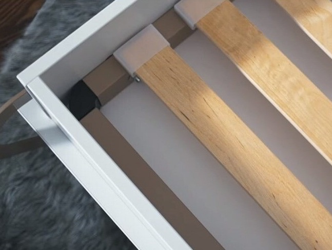 Zidni krevet Concept Pro Lenart Levfere 108 (Sivo)