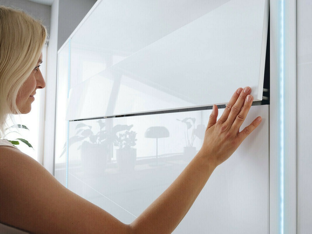 Zidni krevet Concept Pro Lenart Levfere 108 (Sivo)