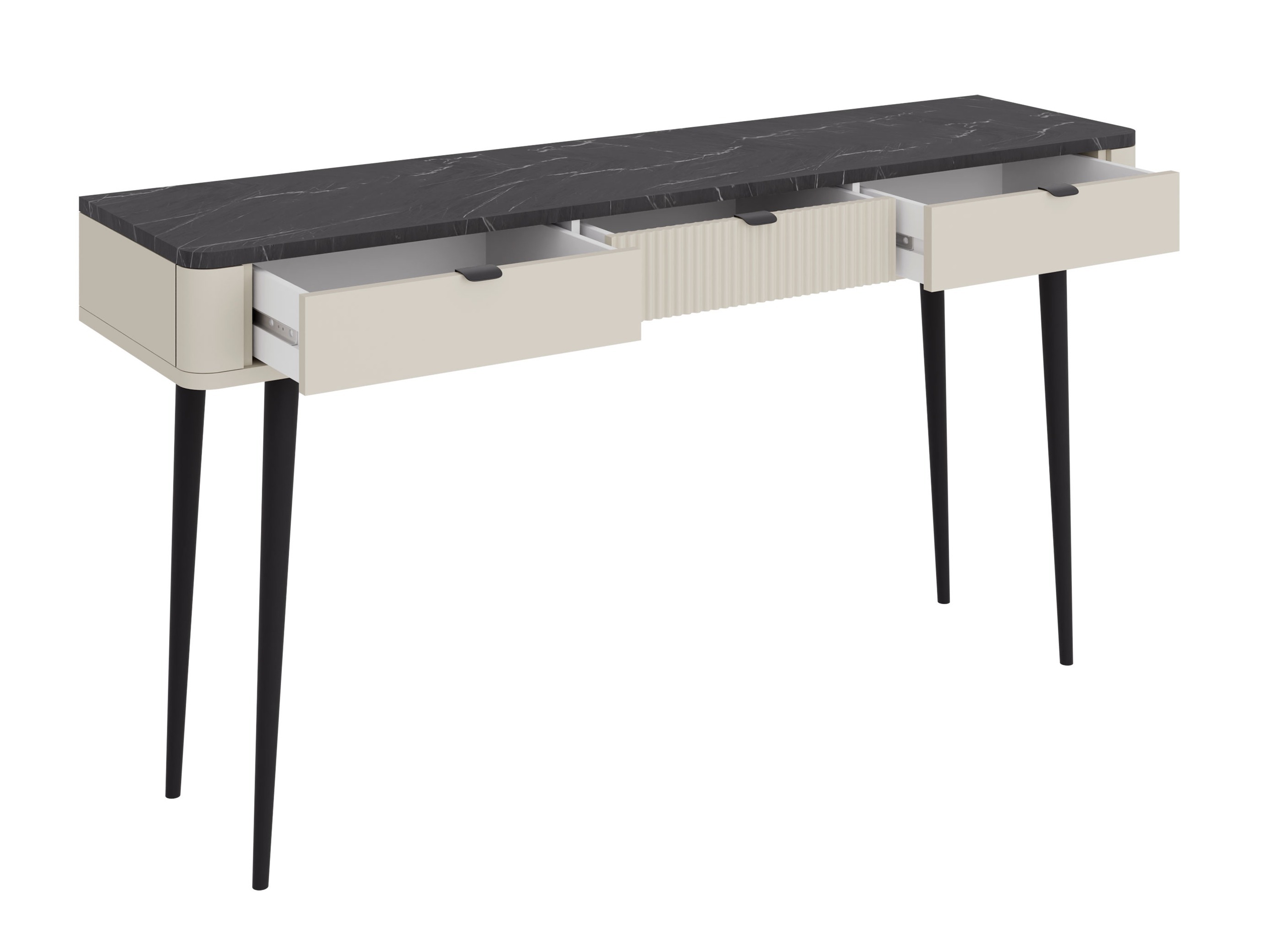 Kancelarijski sto Lufela 114 (Kašmir + Sivi mermer)