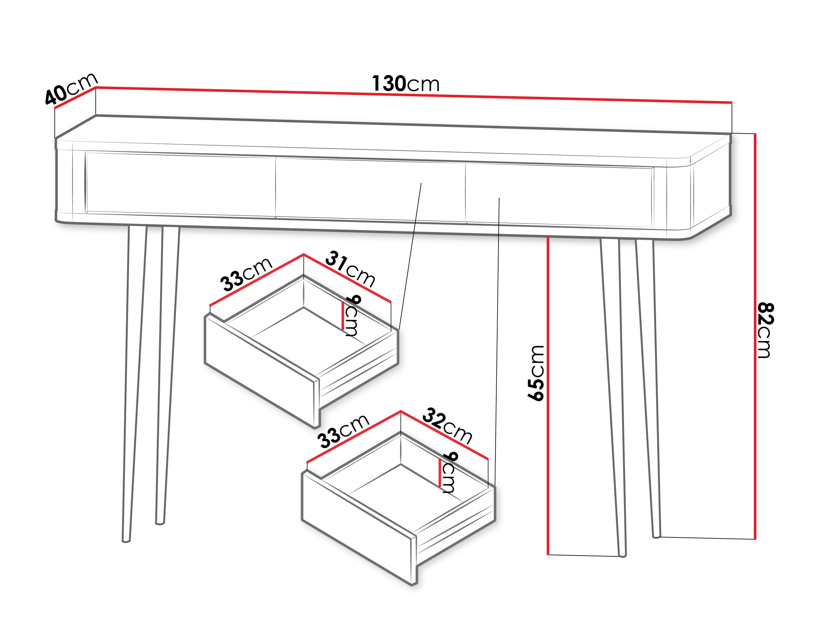 Kancelarijski sto Lufela 114 (Kašmir + Sivi mermer)
