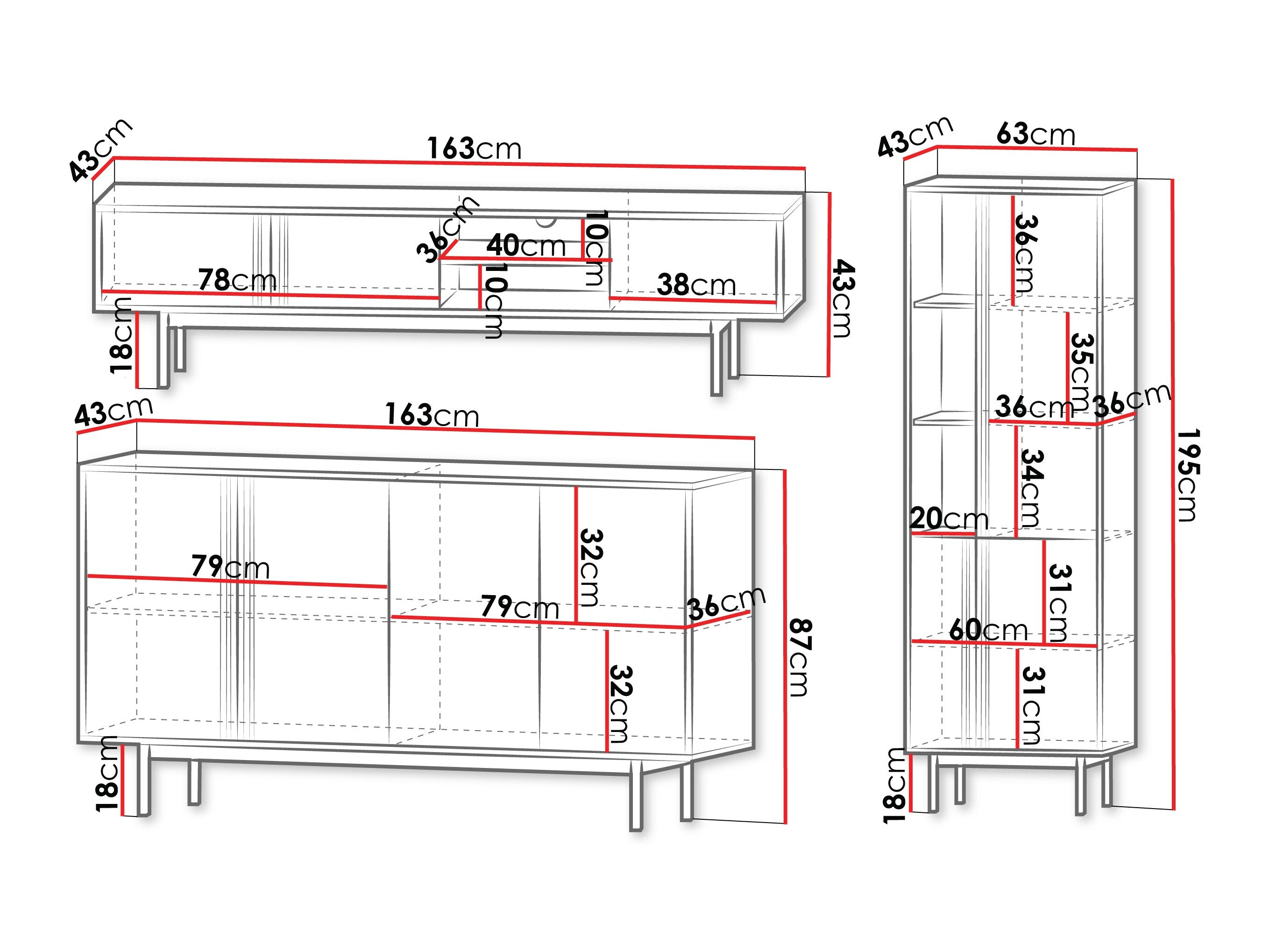 Set za dnevnu sobu Levali 115 (Bež)