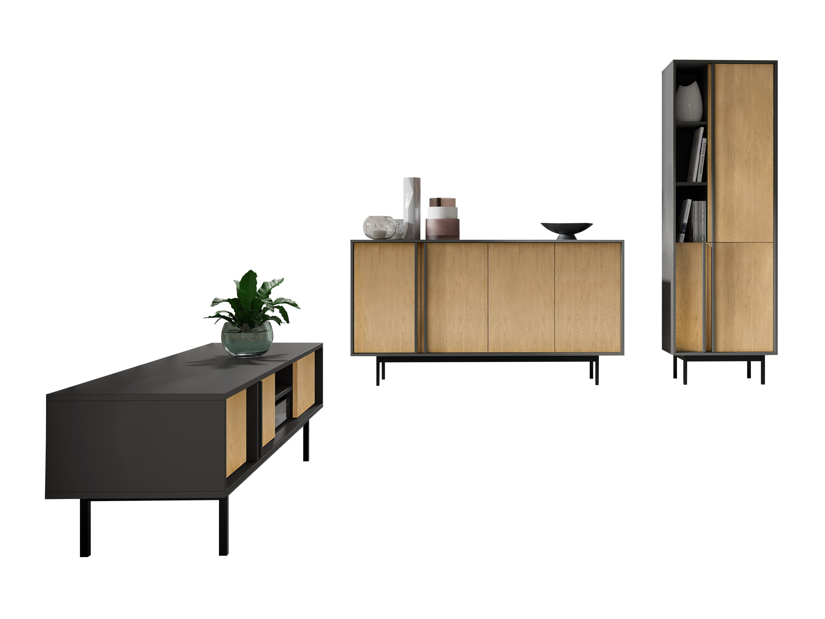 Set za dnevnu sobu Levali 115 (Hrast)