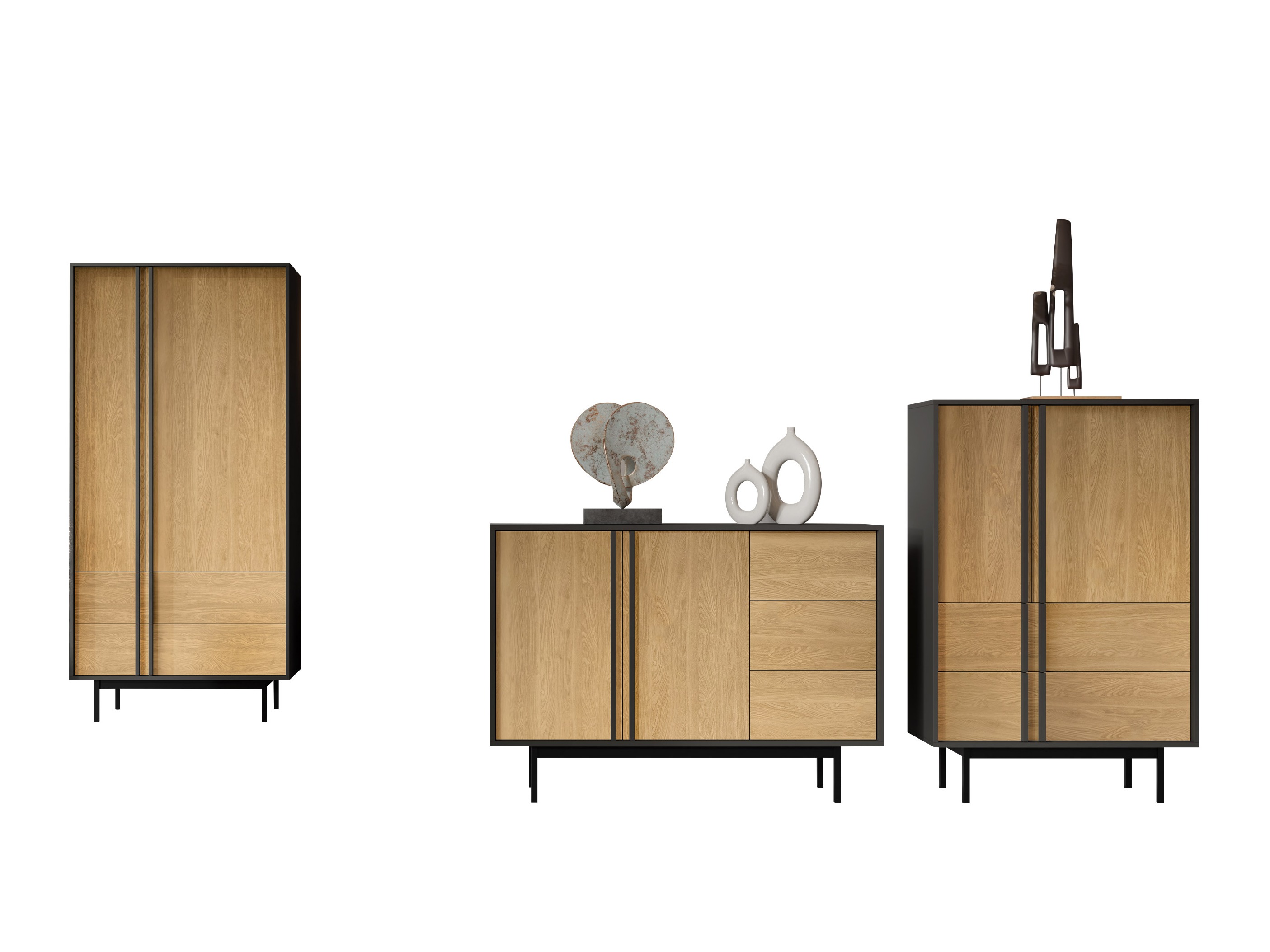 Set za dnevnu sobu Levali 116 (Hrast)