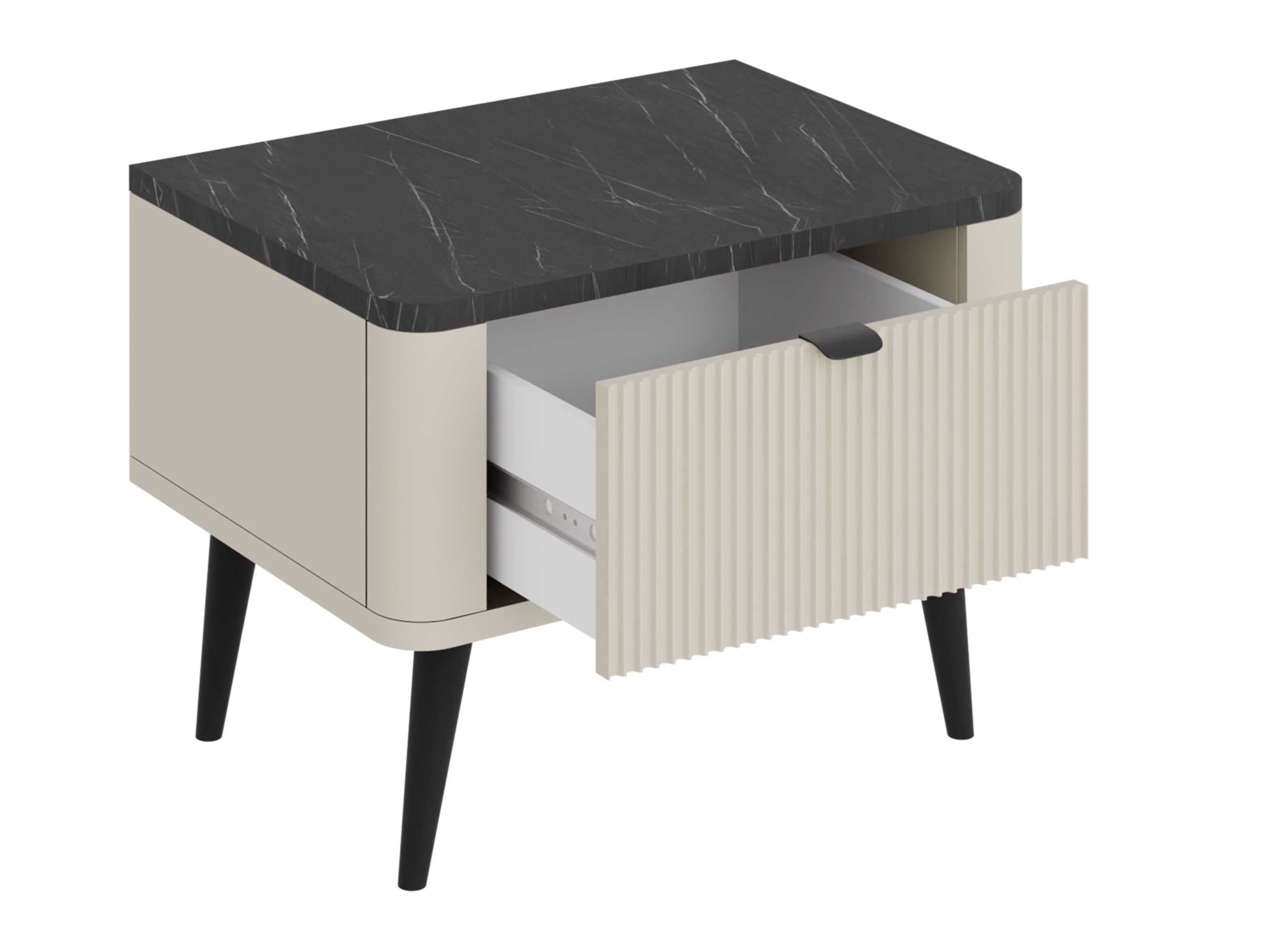 Noćni ormarić Lufela 116 (Kašmir + Orah)