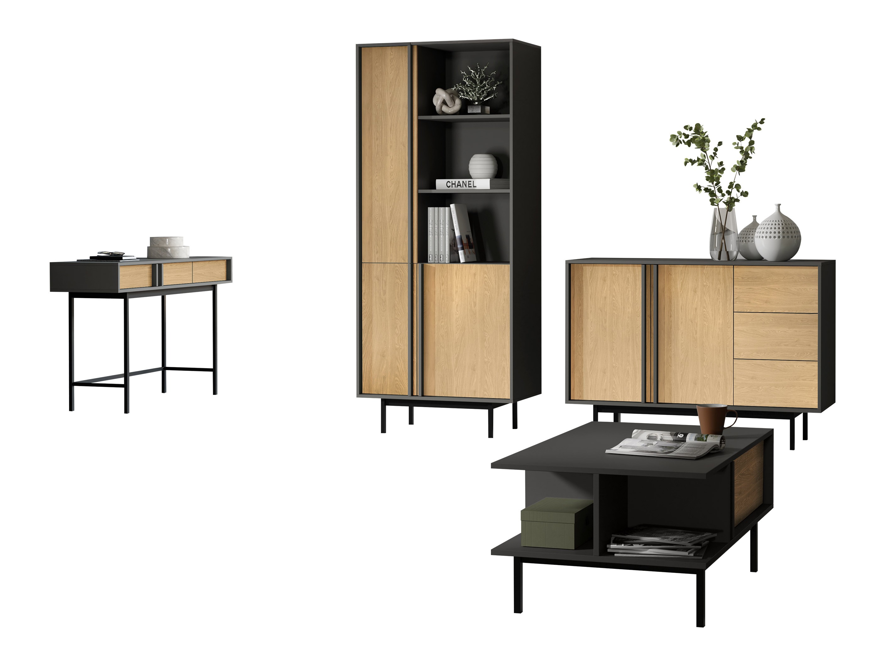 Set za dnevnu sobu Levali 117 (Hrast)