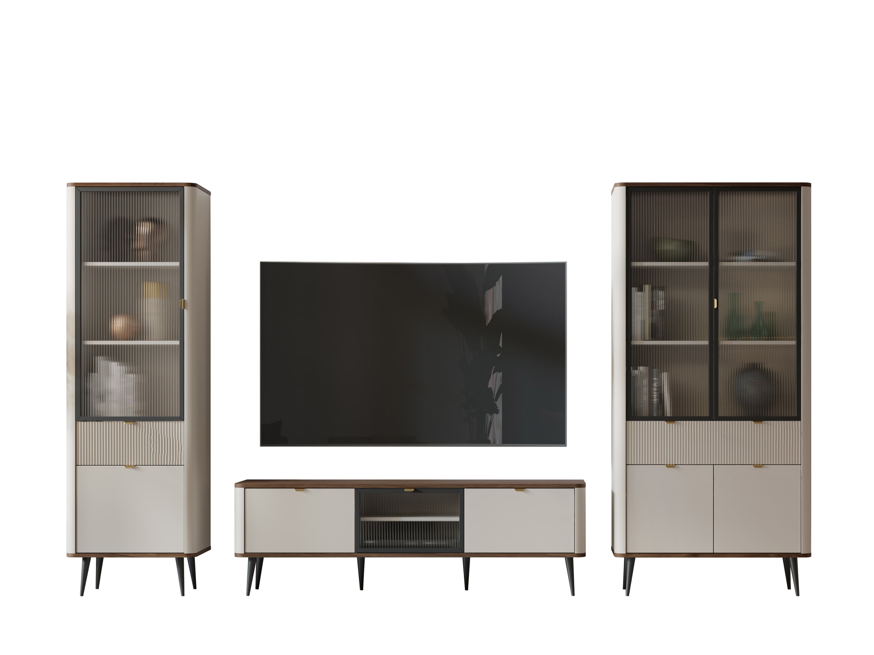 Set za dnevnu sobu Lufela 121 (Kašmir + Orah)