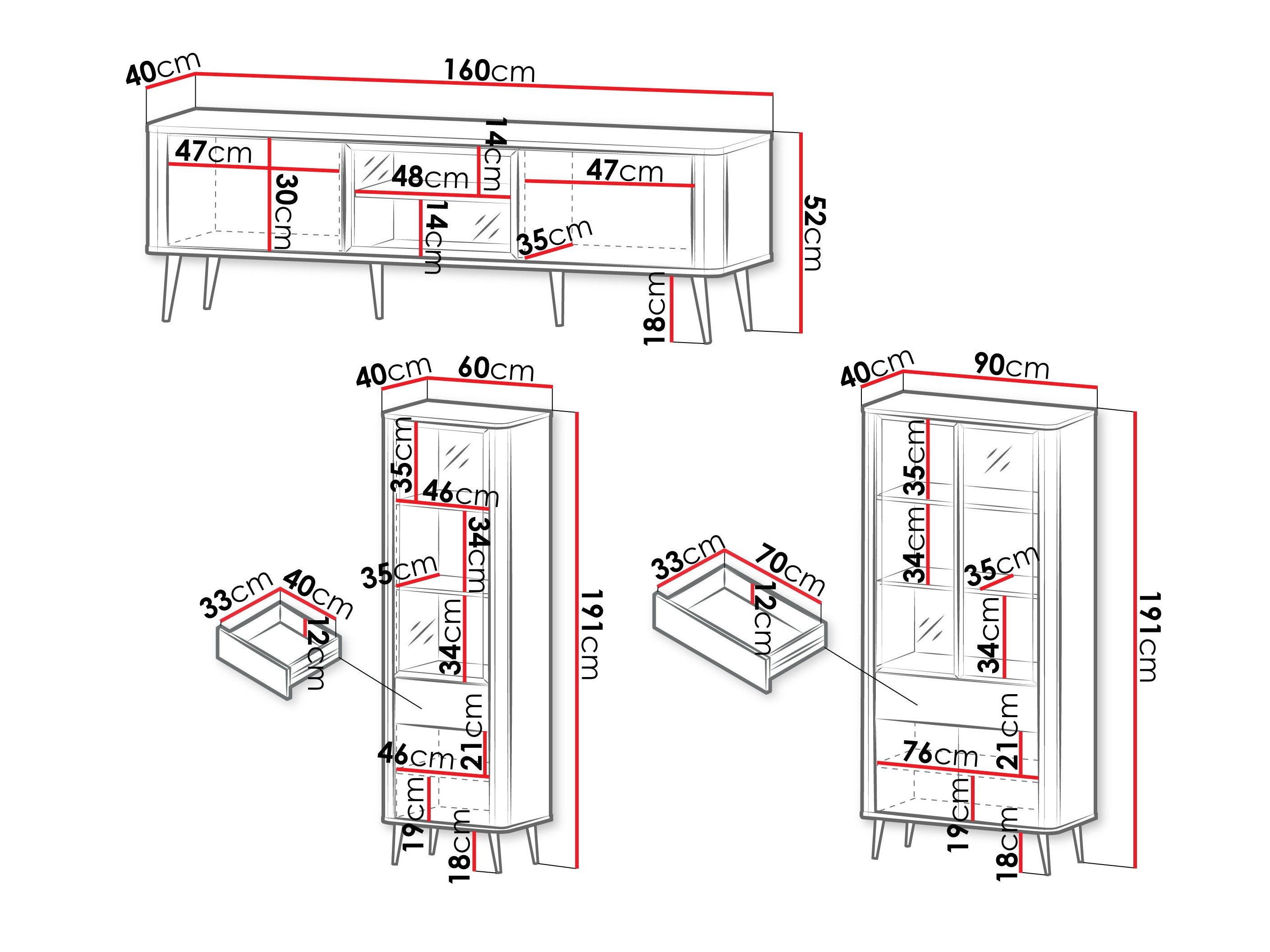 Set za dnevnu sobu Lufela 121 (Kašmir + Sivi mermer)