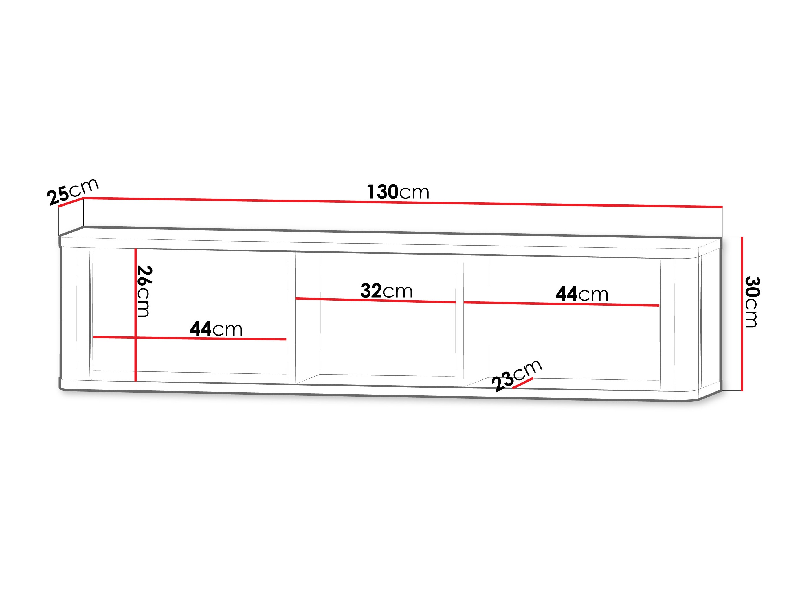Zidna polica Lufela 119 (Kašmir + Sivi mermer)