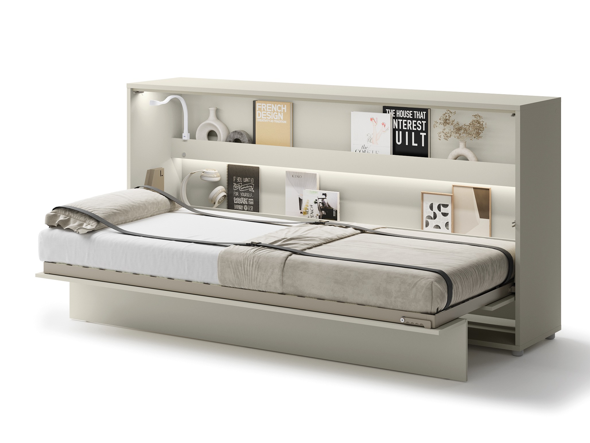 Zidni krevet Concept Pro Lenart Levfere 115 (Kašmir)